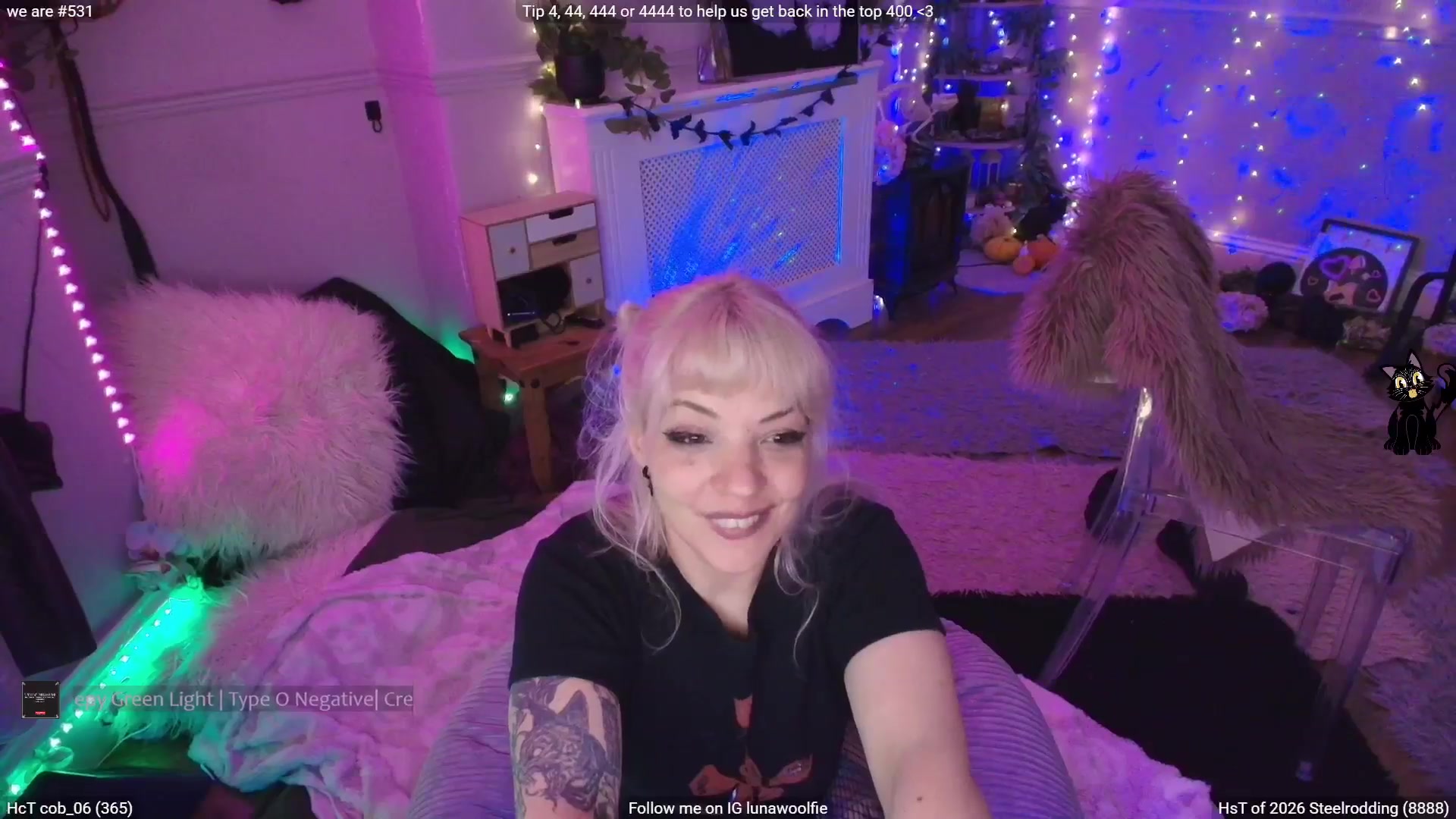 Gallery image thumbnail from LunaWolfie's myfreecams stream on, 02/12/2026, 19:31 image 9 of 20