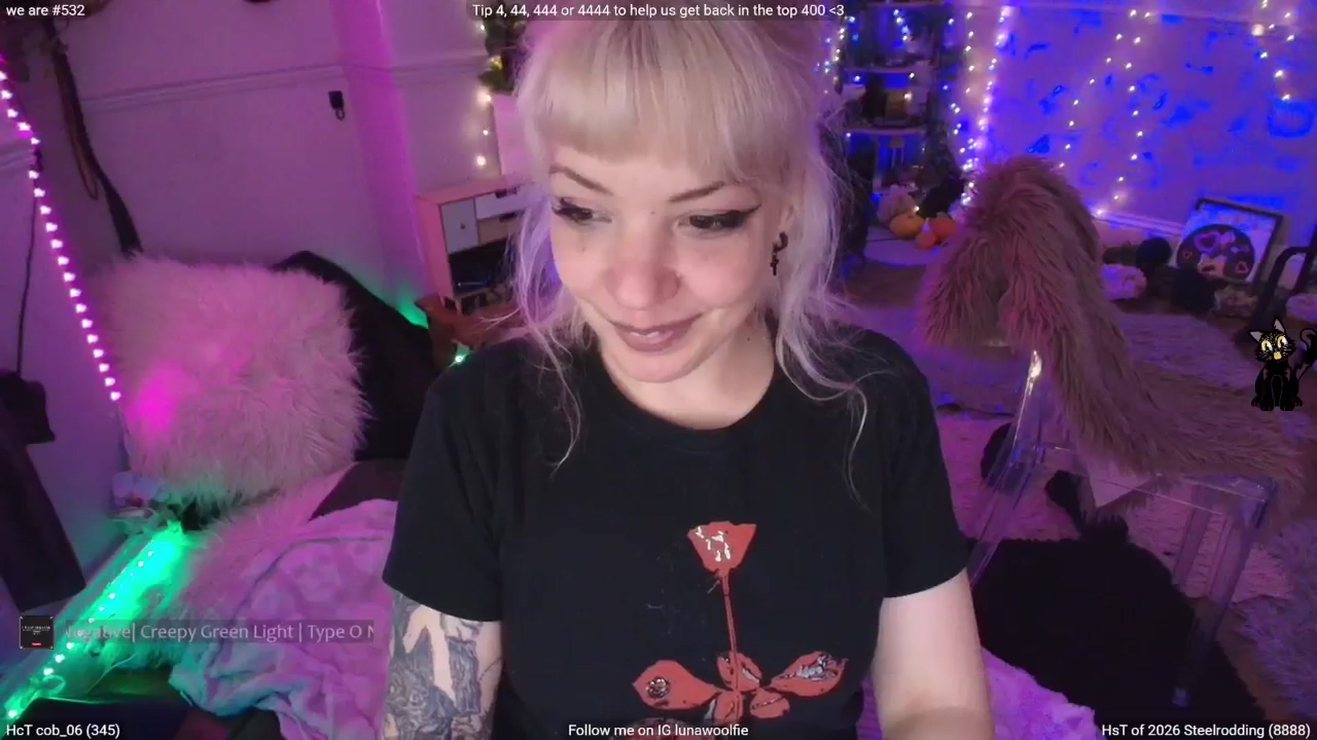 Gallery image thumbnail from LunaWolfie's myfreecams stream on, 02/12/2026, 19:31 image 6 of 20