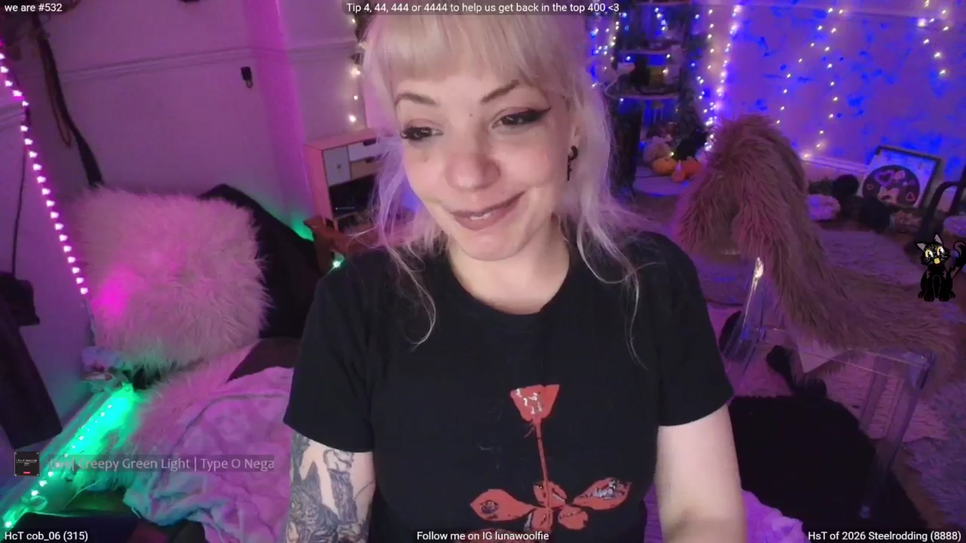 Gallery image thumbnail from LunaWolfie's myfreecams stream on, 02/12/2026, 19:31 image 4 of 20