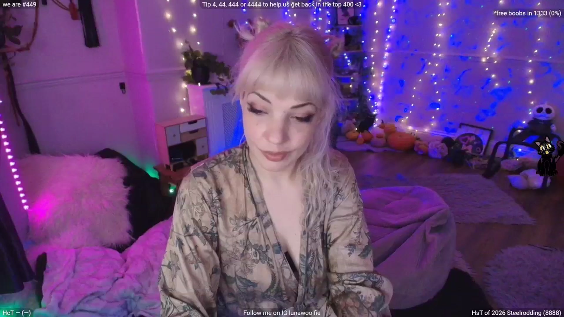 Gallery image thumbnail from LunaWolfie's myfreecams stream on, 02/13/2026, 21:09 image 2 of 20