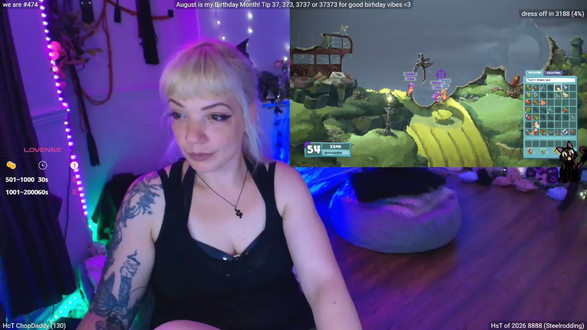 Gallery image thumbnail from LunaWolfie's myfreecams stream on, 08/03/2026, 23:53 image 9 of 20