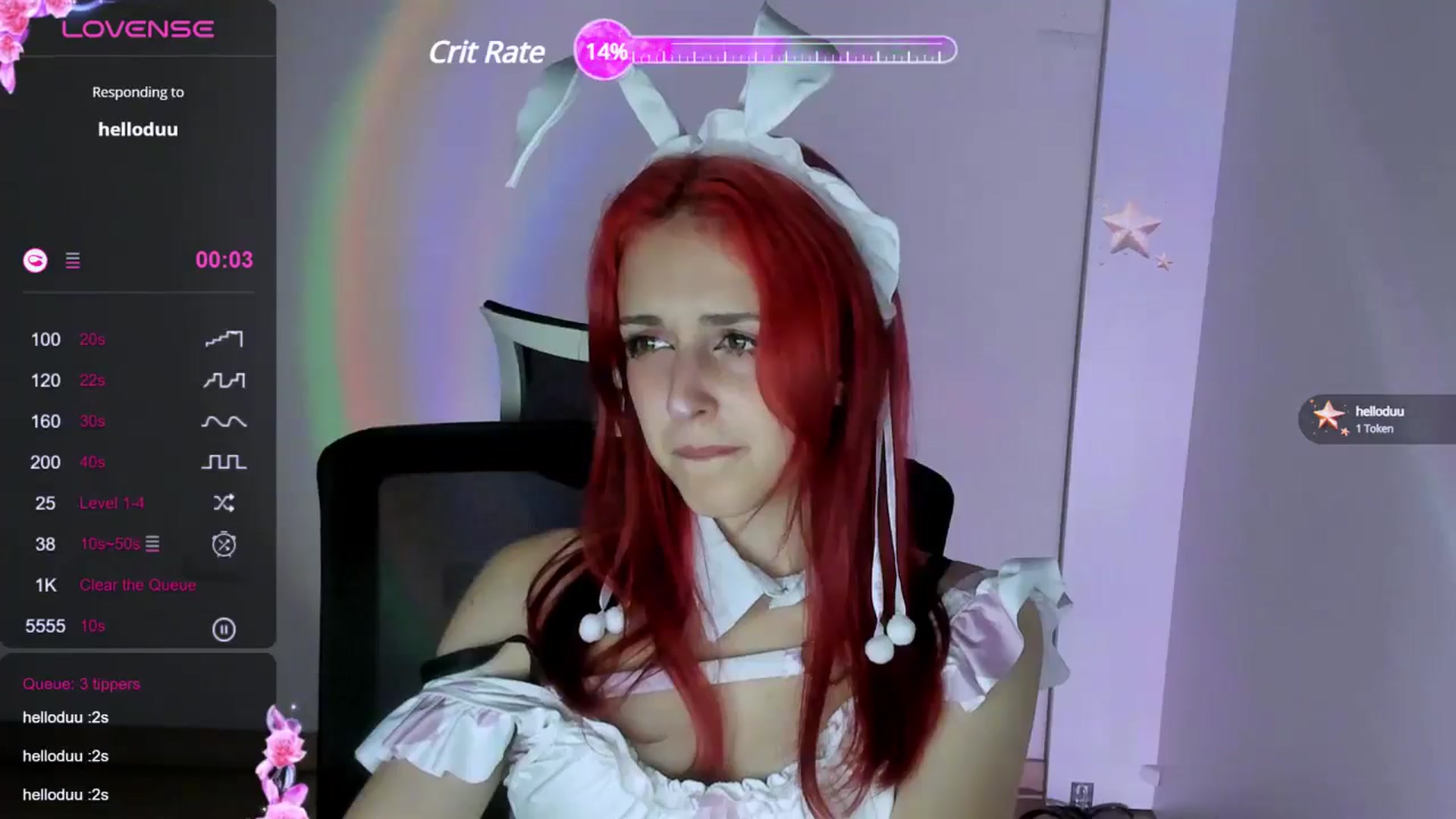 Gallery image thumbnail from Lurenn's myfreecams stream on, 06/27/2024, 19:57 image 19 of 20