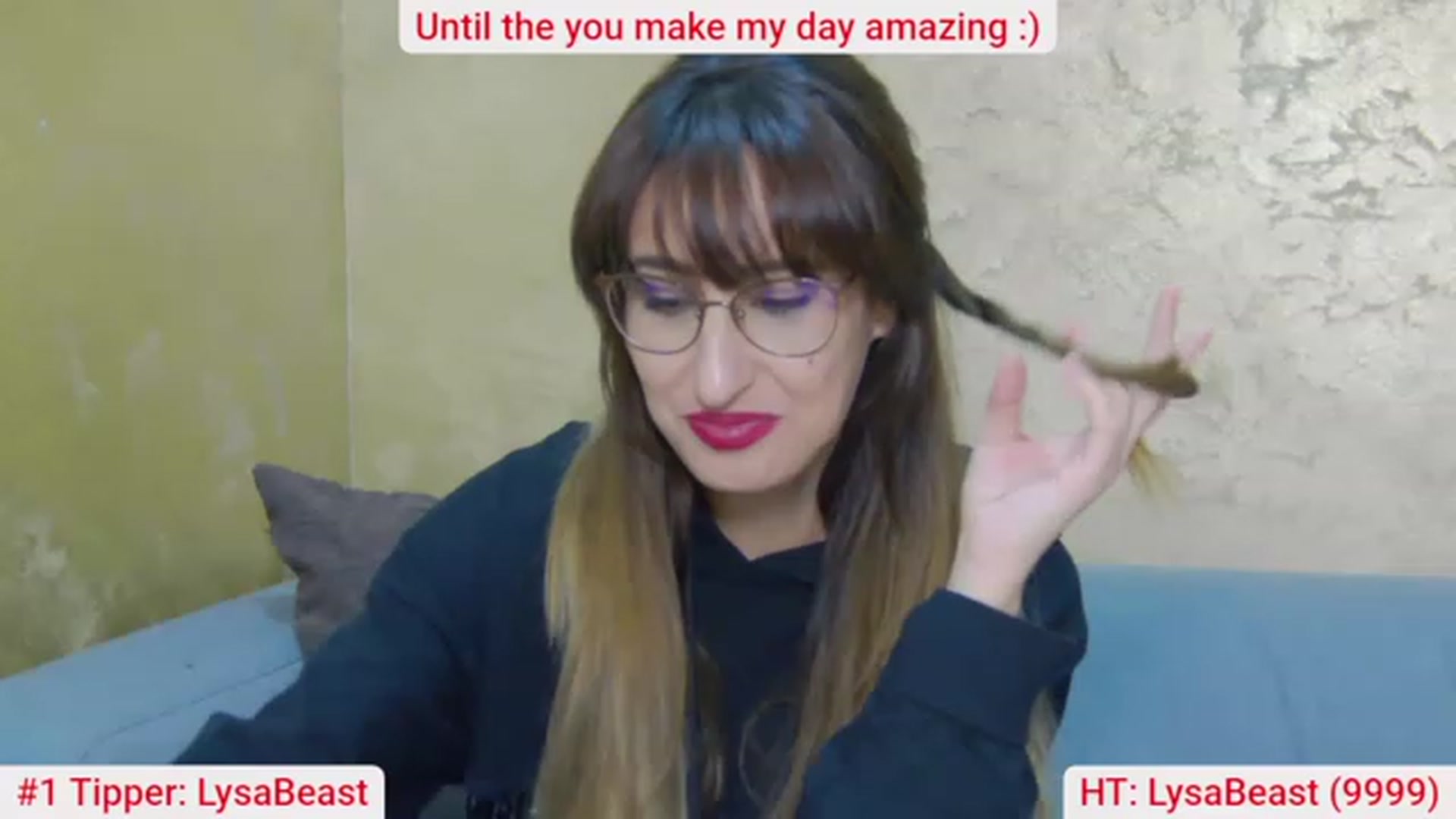 Gallery image thumbnail from LysAddiction's myfreecams stream on, 02/11/2023, 17:32 image 20 of 20