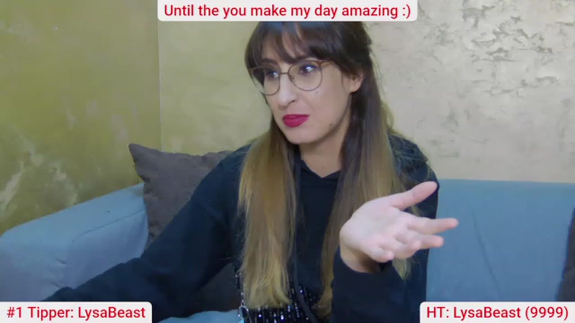 Gallery image thumbnail from LysAddiction's myfreecams stream on, 02/11/2023, 17:32 image 1 of 20