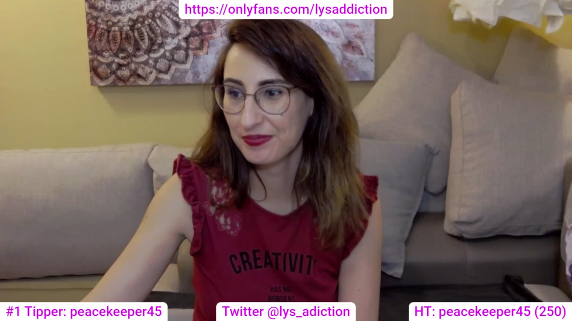 Gallery image thumbnail from LysAddiction's myfreecams stream on, 07/21/2023, 19:25 image 8 of 20