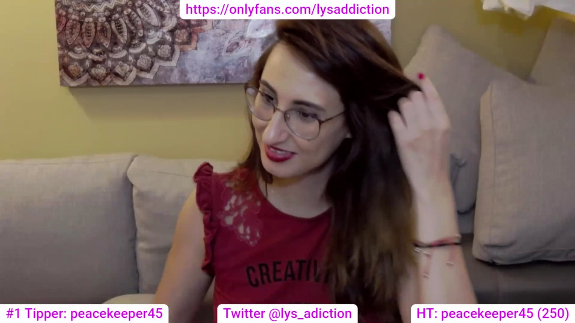 Gallery image thumbnail from LysAddiction's myfreecams stream on, 07/21/2023, 19:25 image 1 of 20