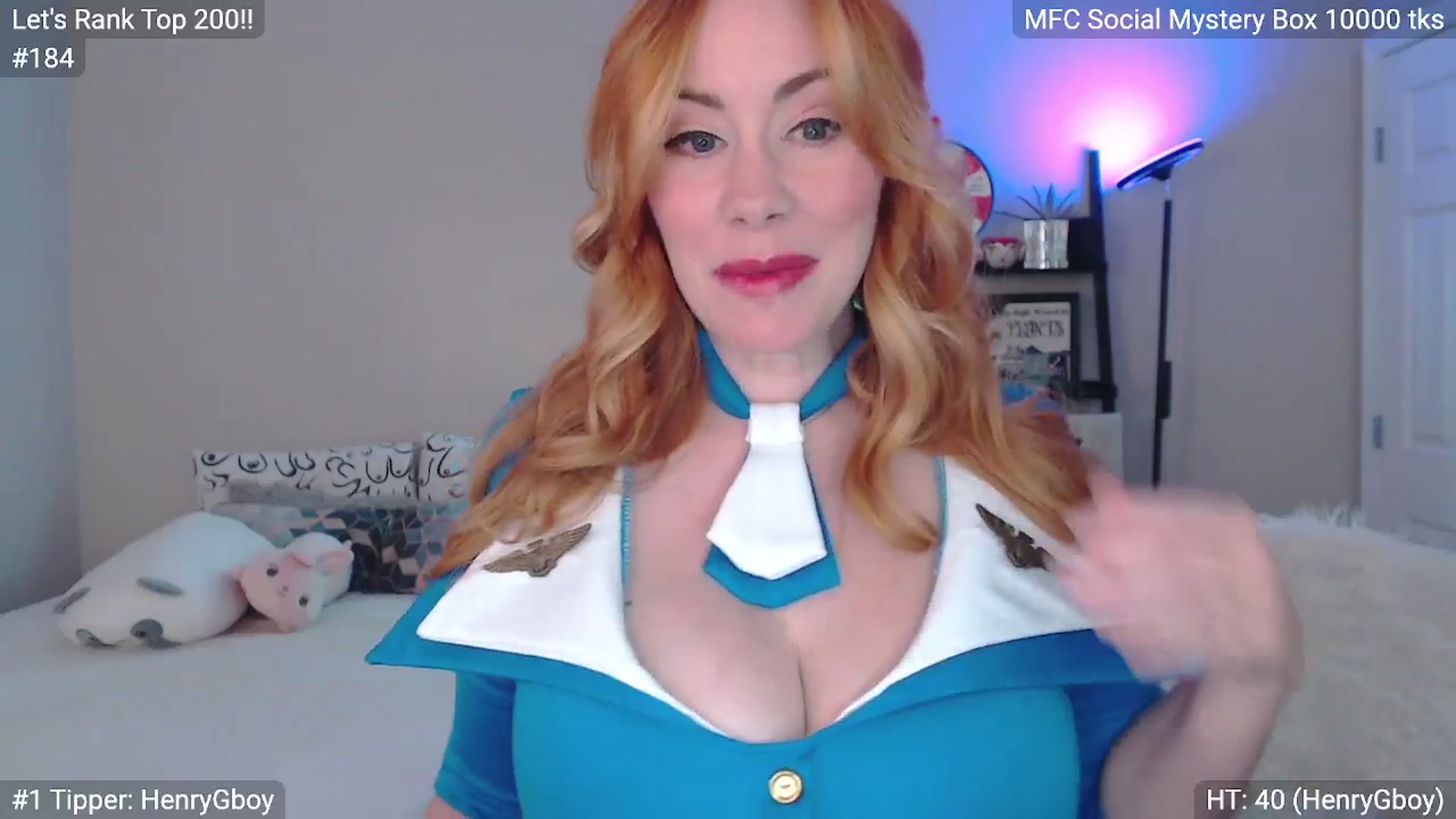 Gallery image thumbnail from MILFMorganRed's myfreecams stream on, 10/22/2025, 24:02 image 9 of 20