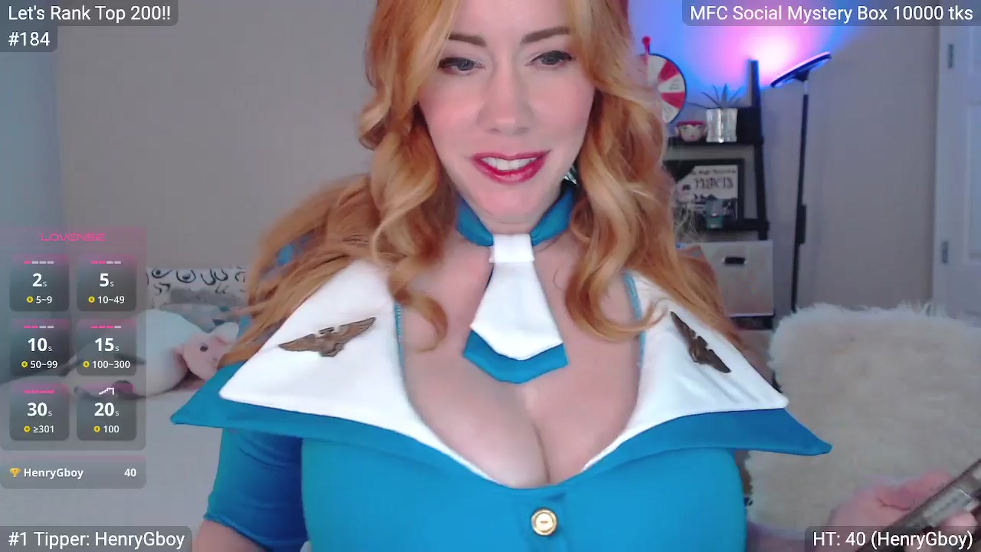 Gallery image thumbnail from MILFMorganRed's myfreecams stream on, 10/22/2025, 24:02 image 6 of 20