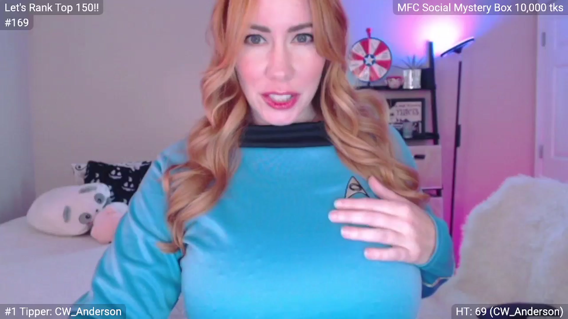 Gallery image thumbnail from MILFMorganRed's myfreecams stream on, 10/24/2025, 24:17 image 3 of 20