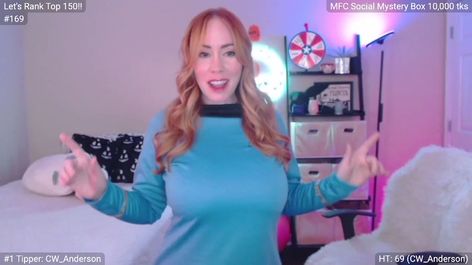 Gallery image thumbnail from MILFMorganRed's myfreecams stream on, 10/24/2025, 24:17 image 5 of 20