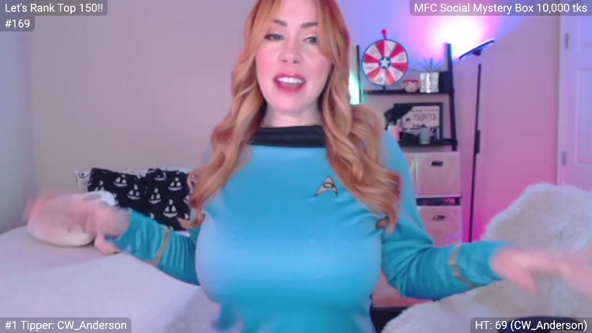 Gallery image thumbnail from MILFMorganRed's myfreecams stream on, 10/24/2025, 24:17 image 4 of 20