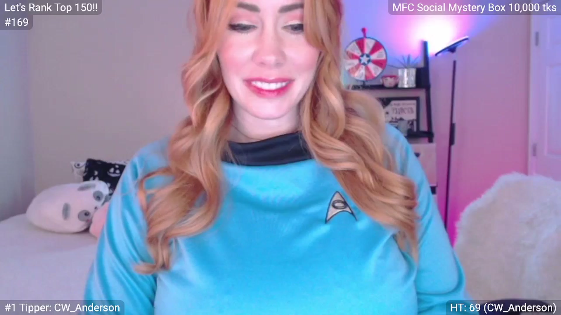 Gallery image thumbnail from MILFMorganRed's myfreecams stream on, 10/24/2025, 24:17 image 2 of 20