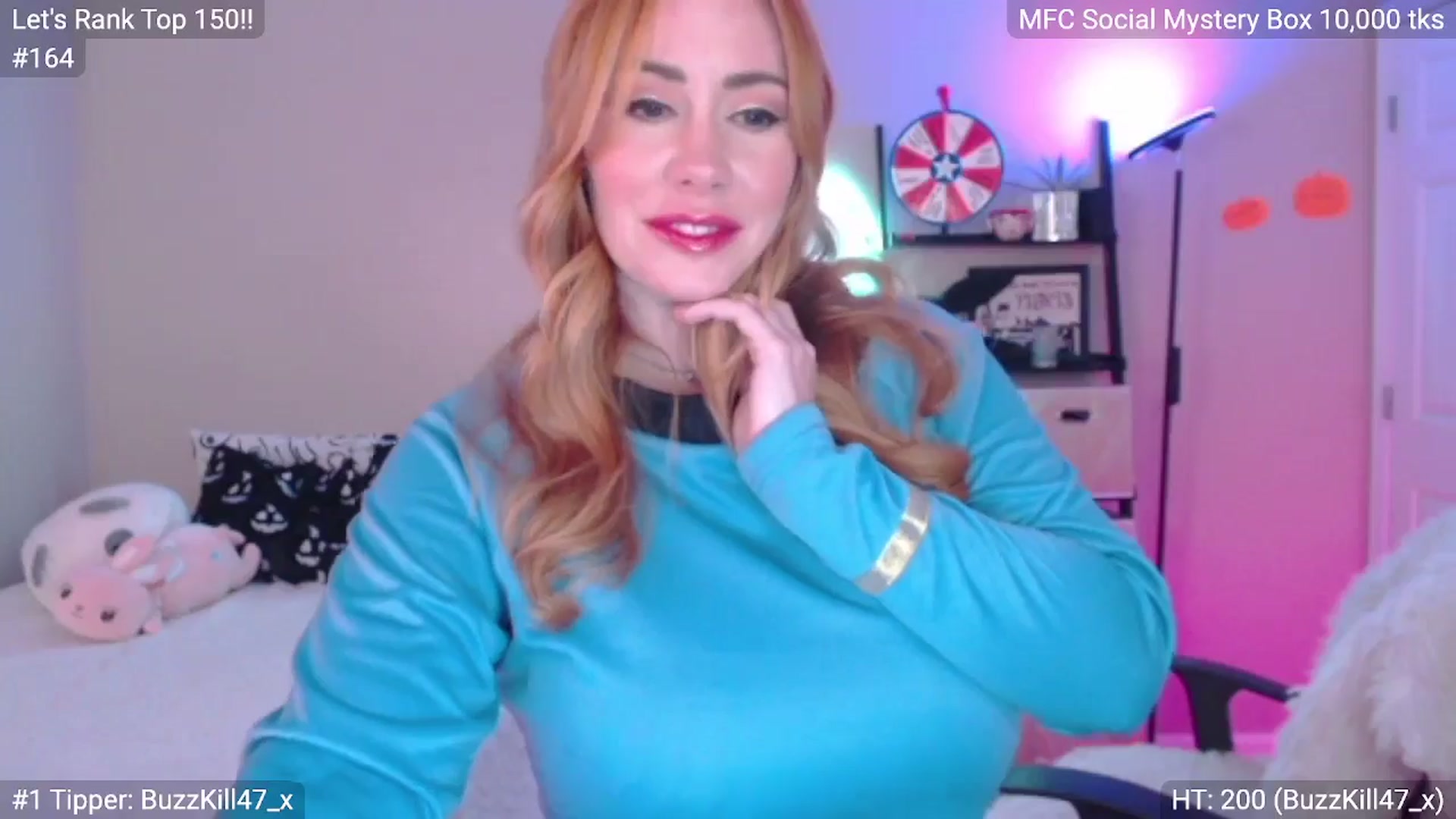 Gallery image thumbnail from MILFMorganRed's myfreecams stream on, 10/24/2025, 02:37 image 17 of 20