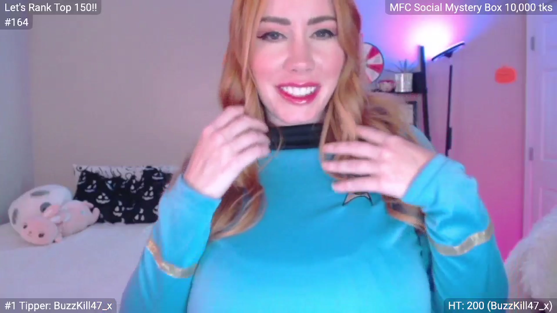 Gallery image thumbnail from MILFMorganRed's myfreecams stream on, 10/24/2025, 02:37 image 14 of 20
