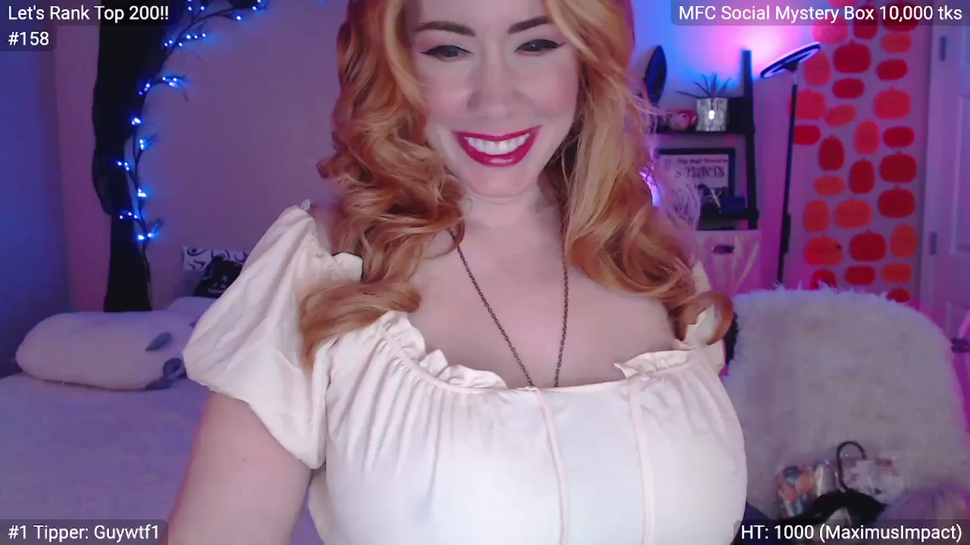 Gallery image thumbnail from MILFMorganRed's myfreecams stream on, 10/31/2025, 02:31 image 8 of 20