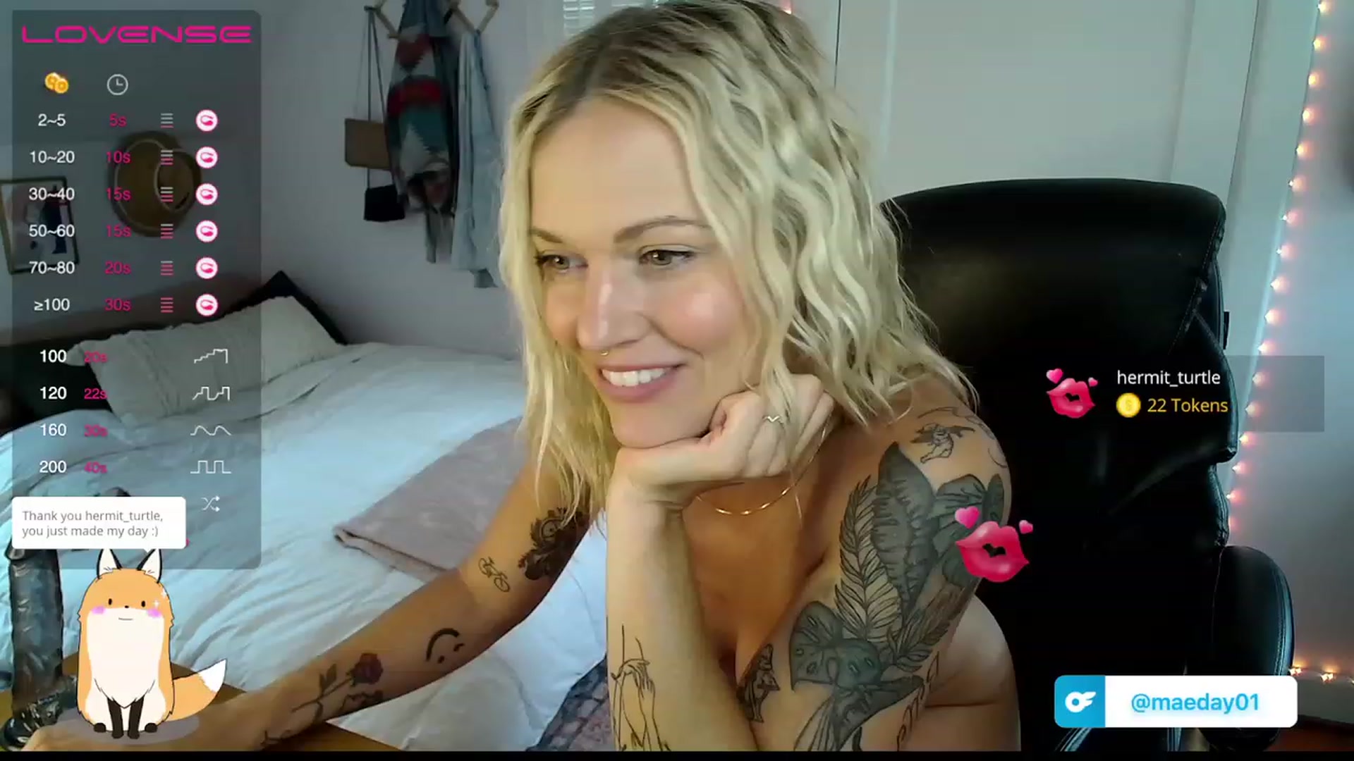 Gallery image thumbnail from MaeDay01's myfreecams stream on, 06/20/2023, 16:37 image 16 of 20