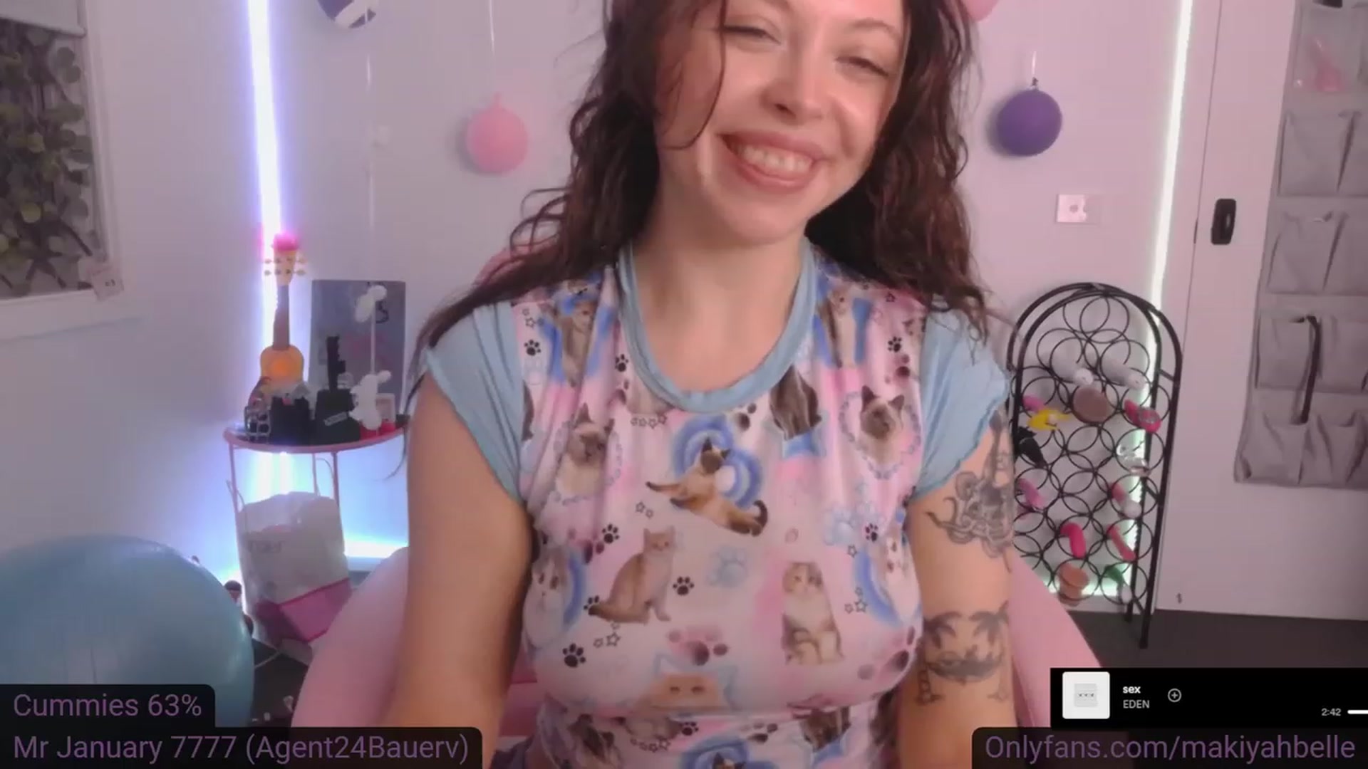 Gallery image thumbnail from MakiyahBelle's myfreecams stream on, 01/31/2024, 12:13 image 17 of 20