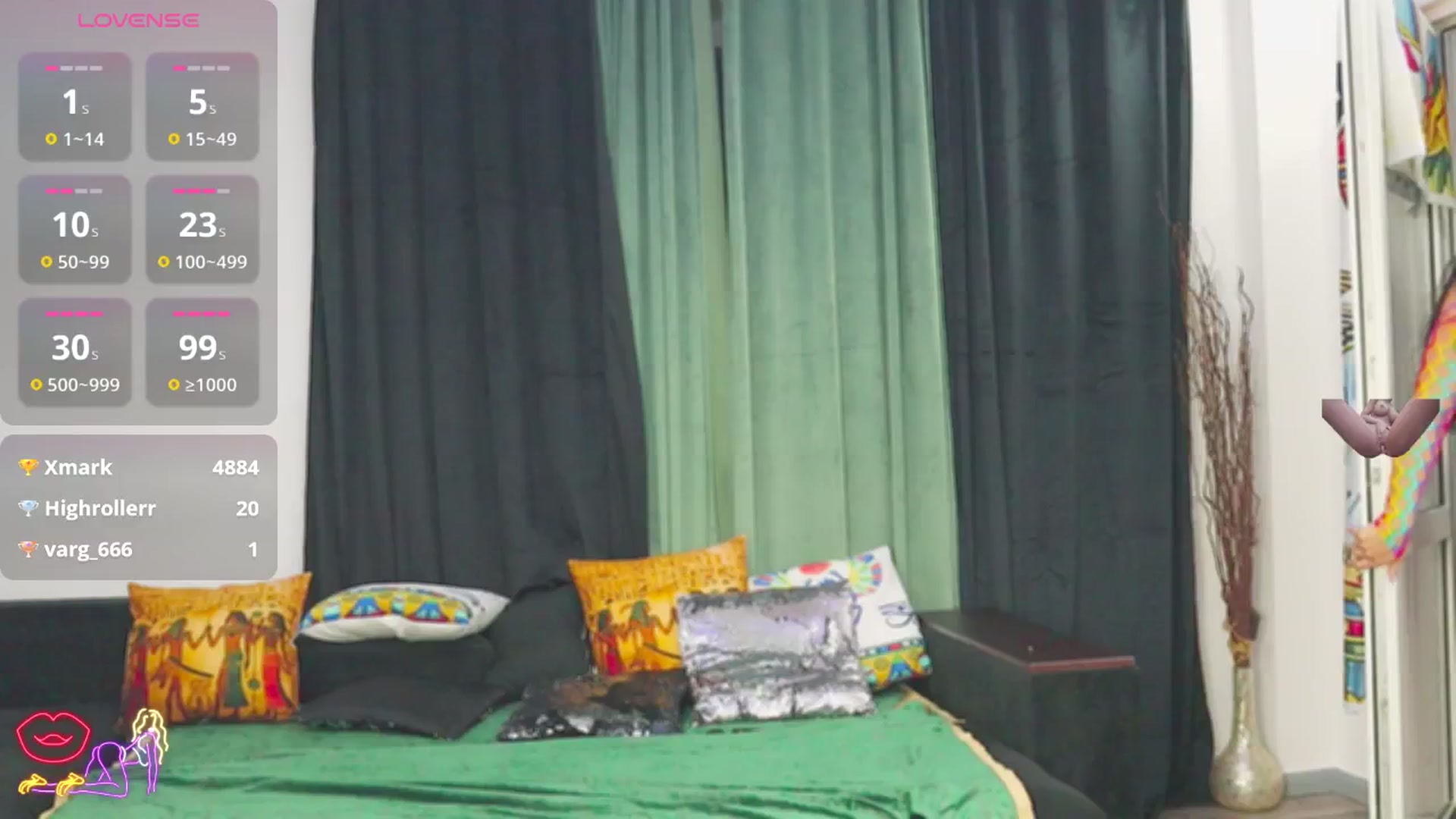 Gallery image thumbnail from Malika33's myfreecams stream on, 10/03/2024, 19:41 image 16 of 20