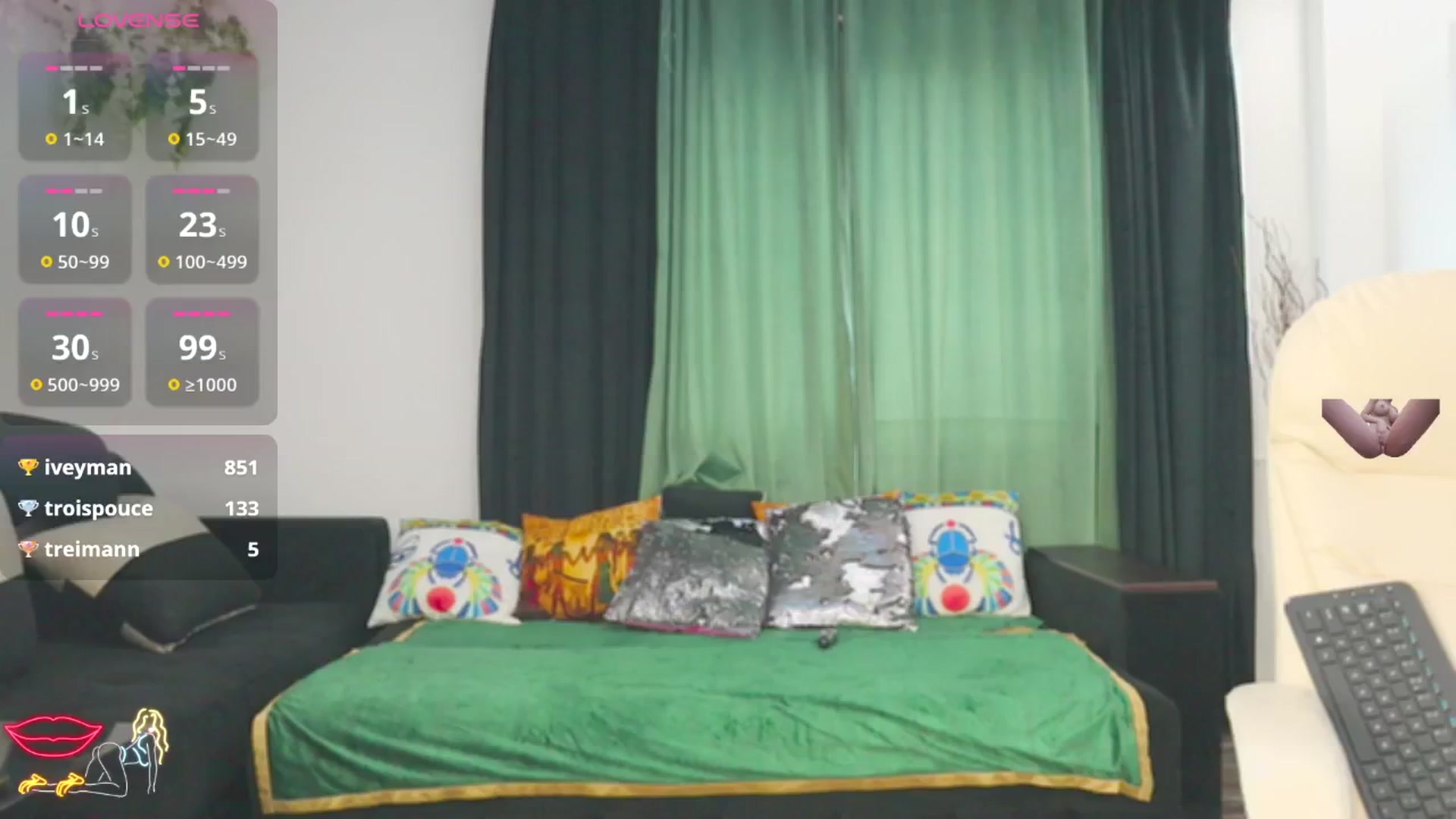 Gallery image thumbnail from Malika33's myfreecams stream on, 10/30/2024, 13:22 image 12 of 20