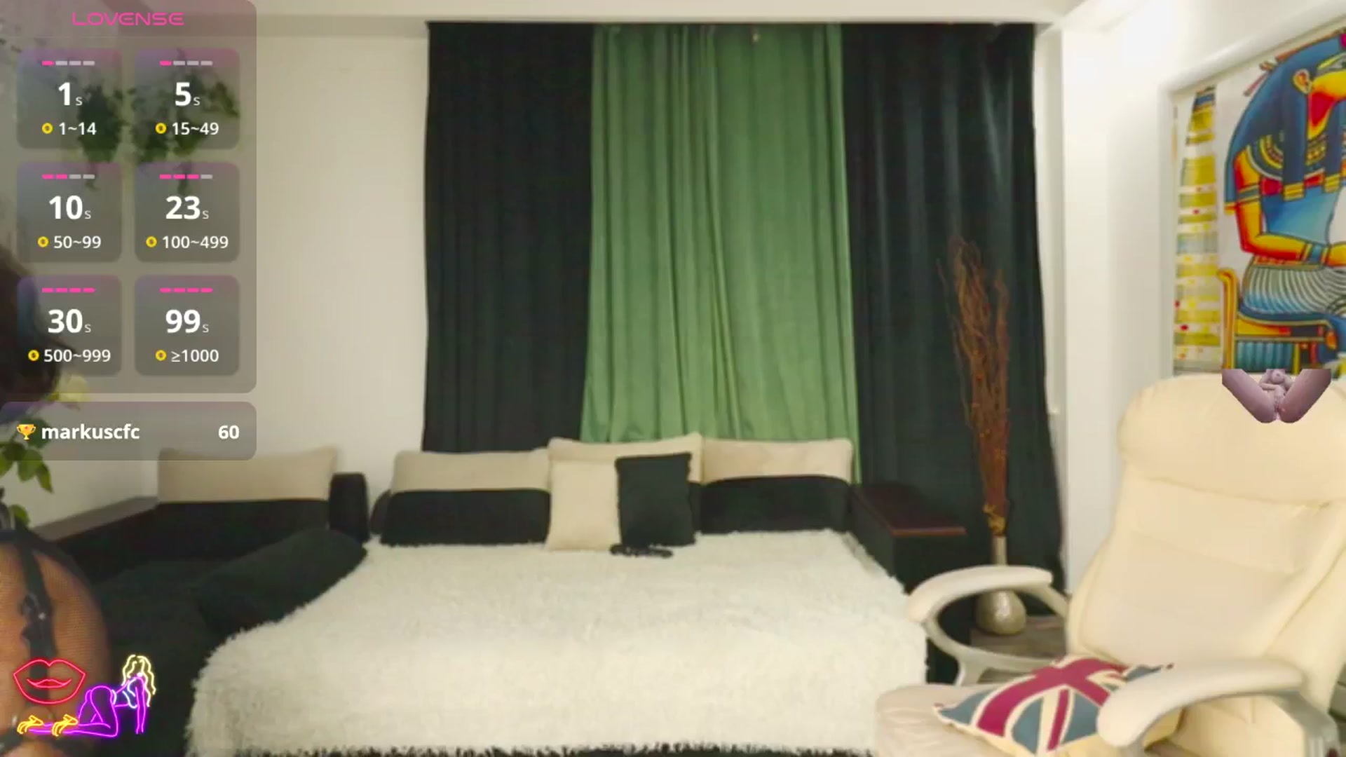 Gallery image thumbnail from Malika33's myfreecams stream on, 12/02/2024, 19:26 image 3 of 20
