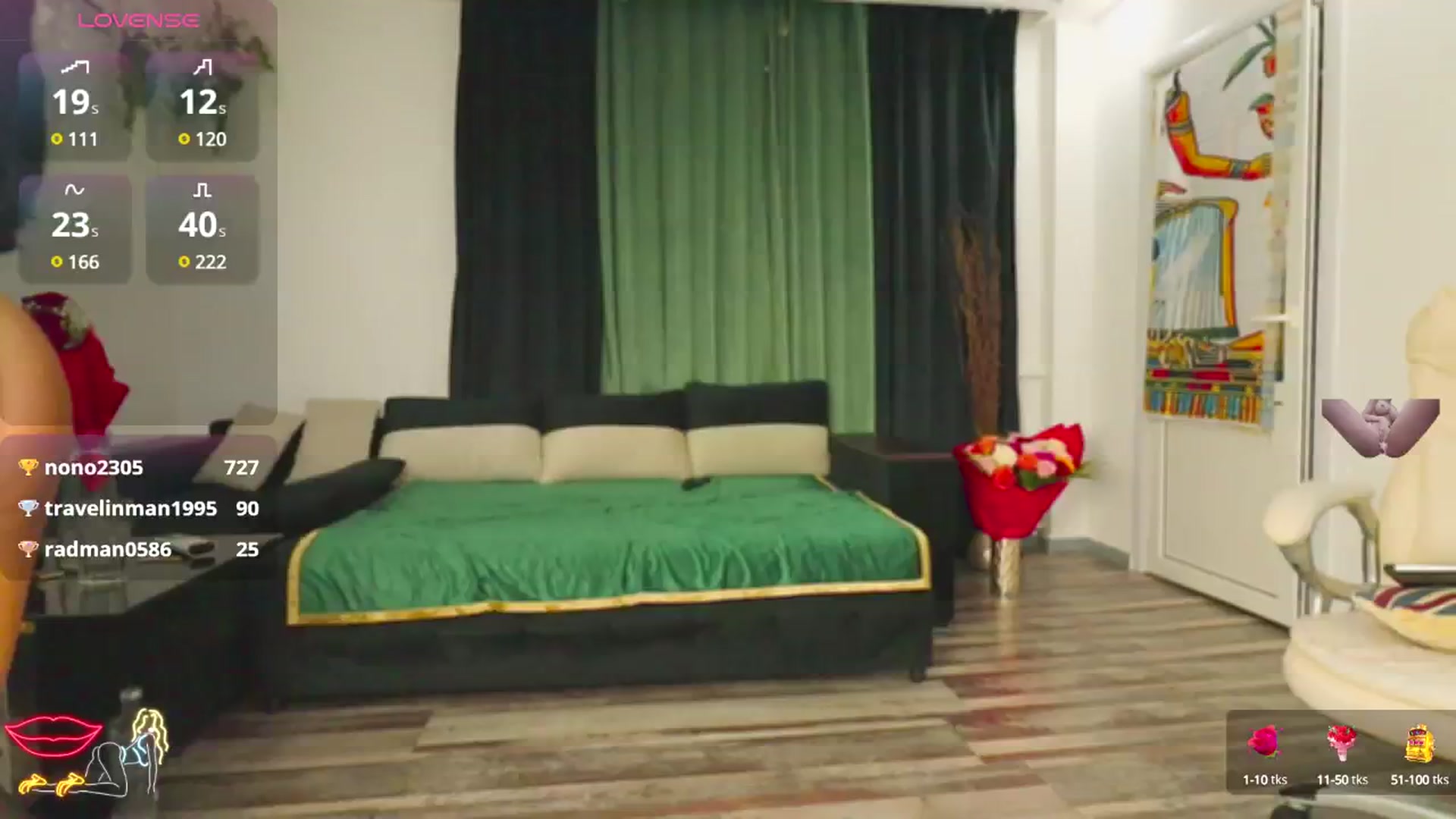 Gallery image thumbnail from Malika33's myfreecams stream on, 12/07/2024, 19:43 image 4 of 20