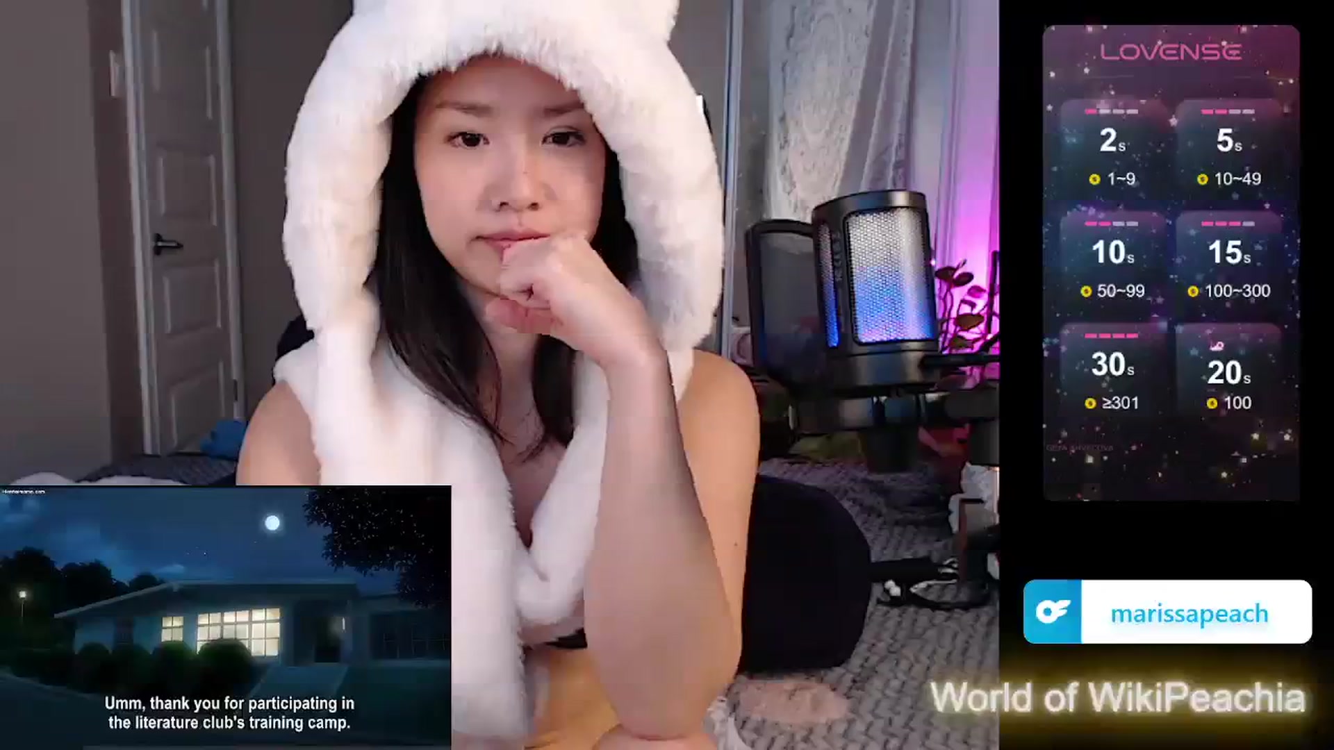 Gallery image thumbnail from MarissaPeach's myfreecams stream on, 12/03/2023, 18:23 image 2 of 20