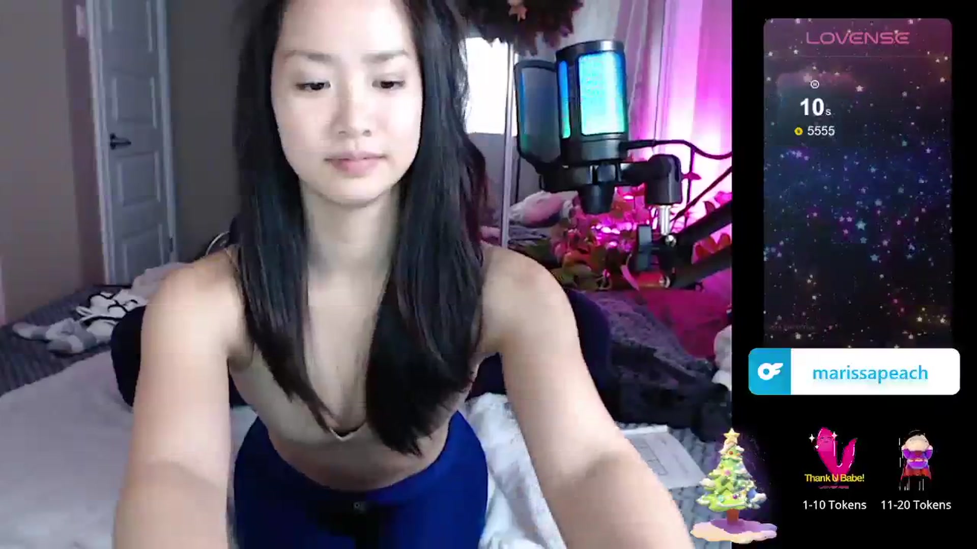 Gallery image thumbnail from MarissaPeach's myfreecams stream on, 12/12/2023, 24:33 image 2 of 20
