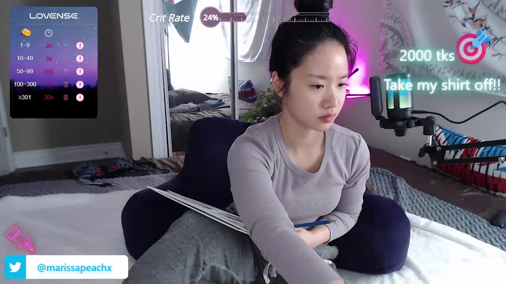 Gallery image thumbnail from MarissaPeach's myfreecams stream on, 01/24/2024, 21:56 image 17 of 20