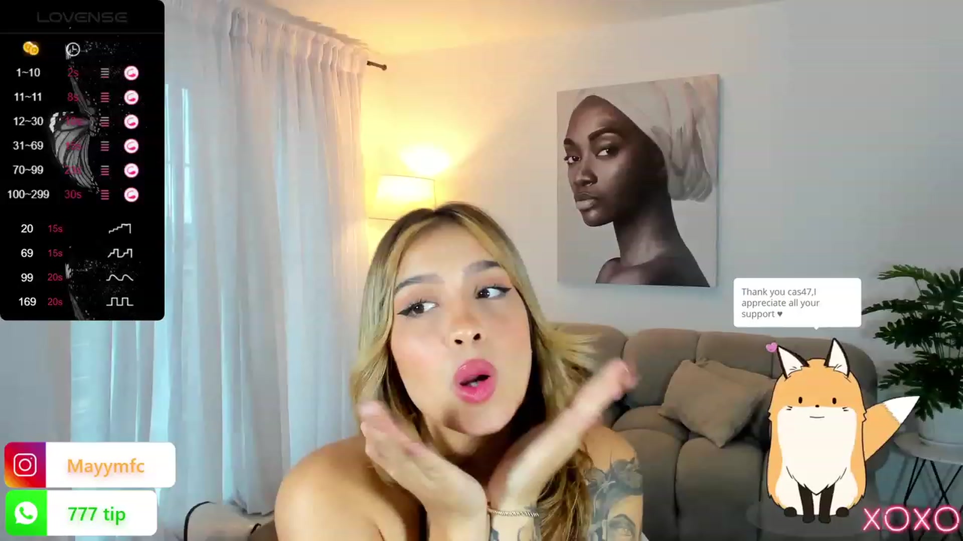 Gallery image thumbnail from Maysoon_'s myfreecams stream on, 09/07/2023, 18:16 image 4 of 20