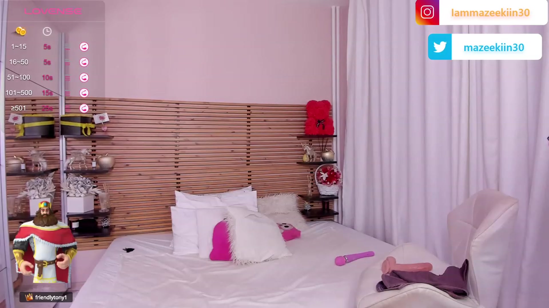Gallery image thumbnail from Mazeekiin30's myfreecams stream on, 09/11/2023, 02:53 image 12 of 20