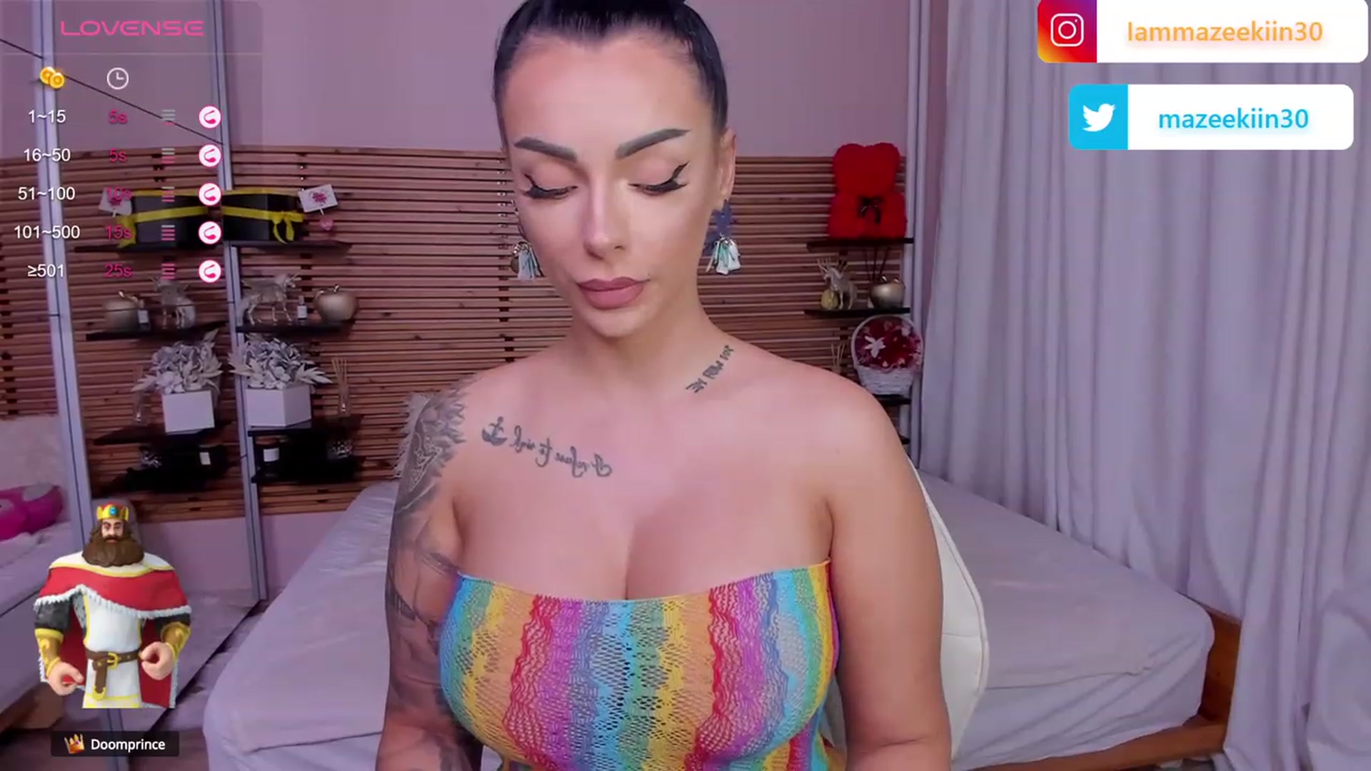 Gallery image thumbnail from Mazeekiin30's myfreecams stream on, 09/14/2023, 01:45 image 19 of 20