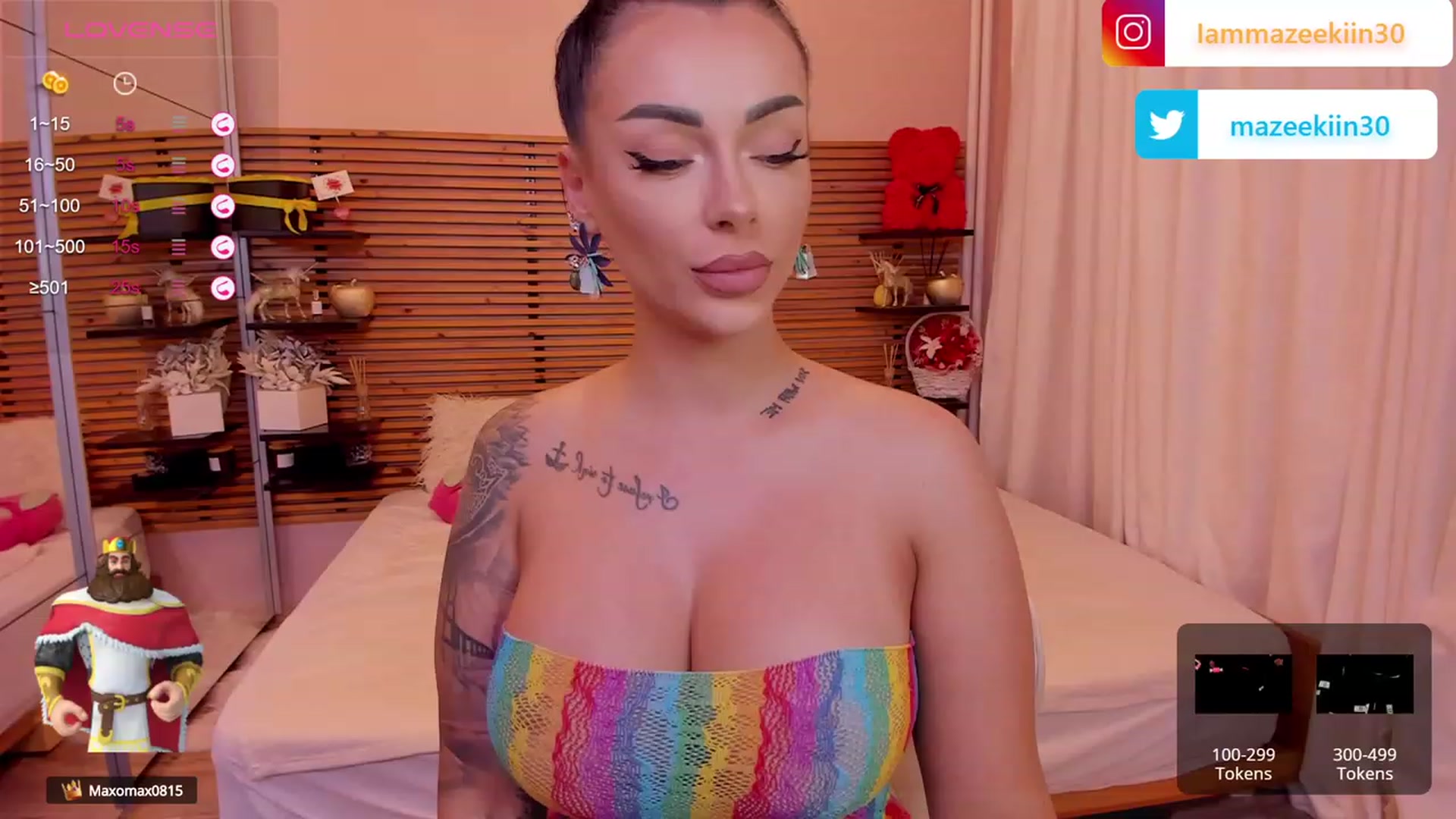 Gallery image thumbnail from Mazeekiin30's myfreecams stream on, 09/14/2023, 01:45 image 1 of 20