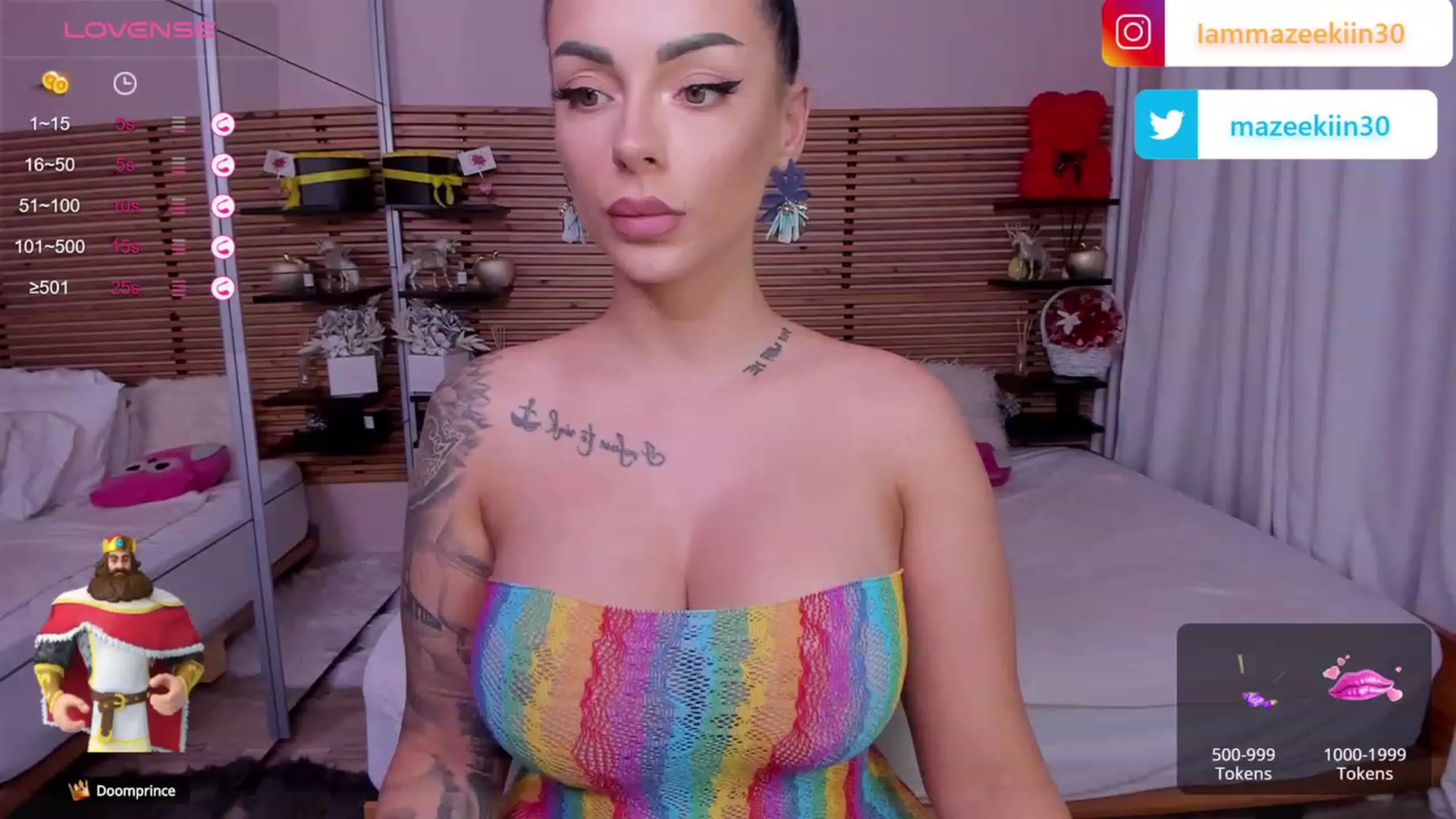 Gallery image thumbnail from Mazeekiin30's myfreecams stream on, 09/14/2023, 02:50 image 18 of 20