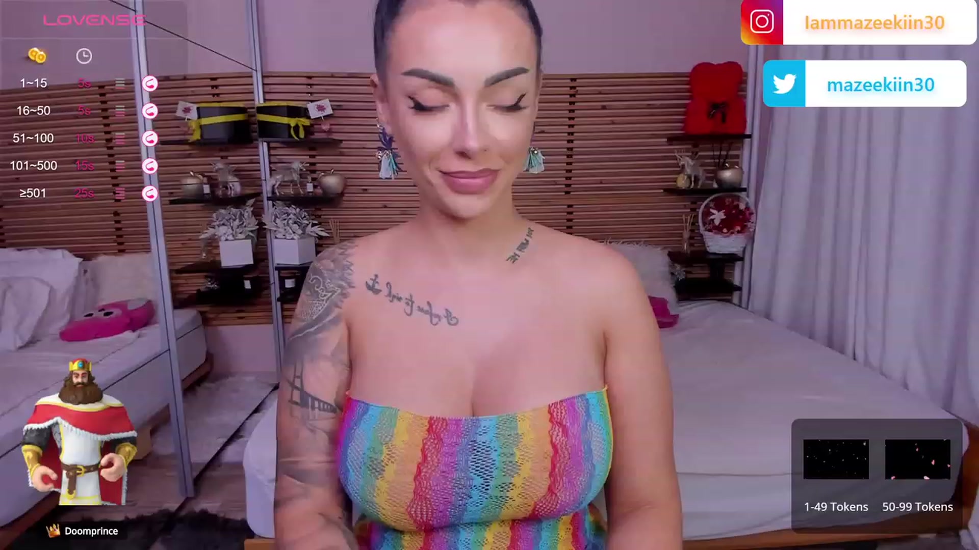 Gallery image thumbnail from Mazeekiin30's myfreecams stream on, 09/14/2023, 02:50 image 19 of 20