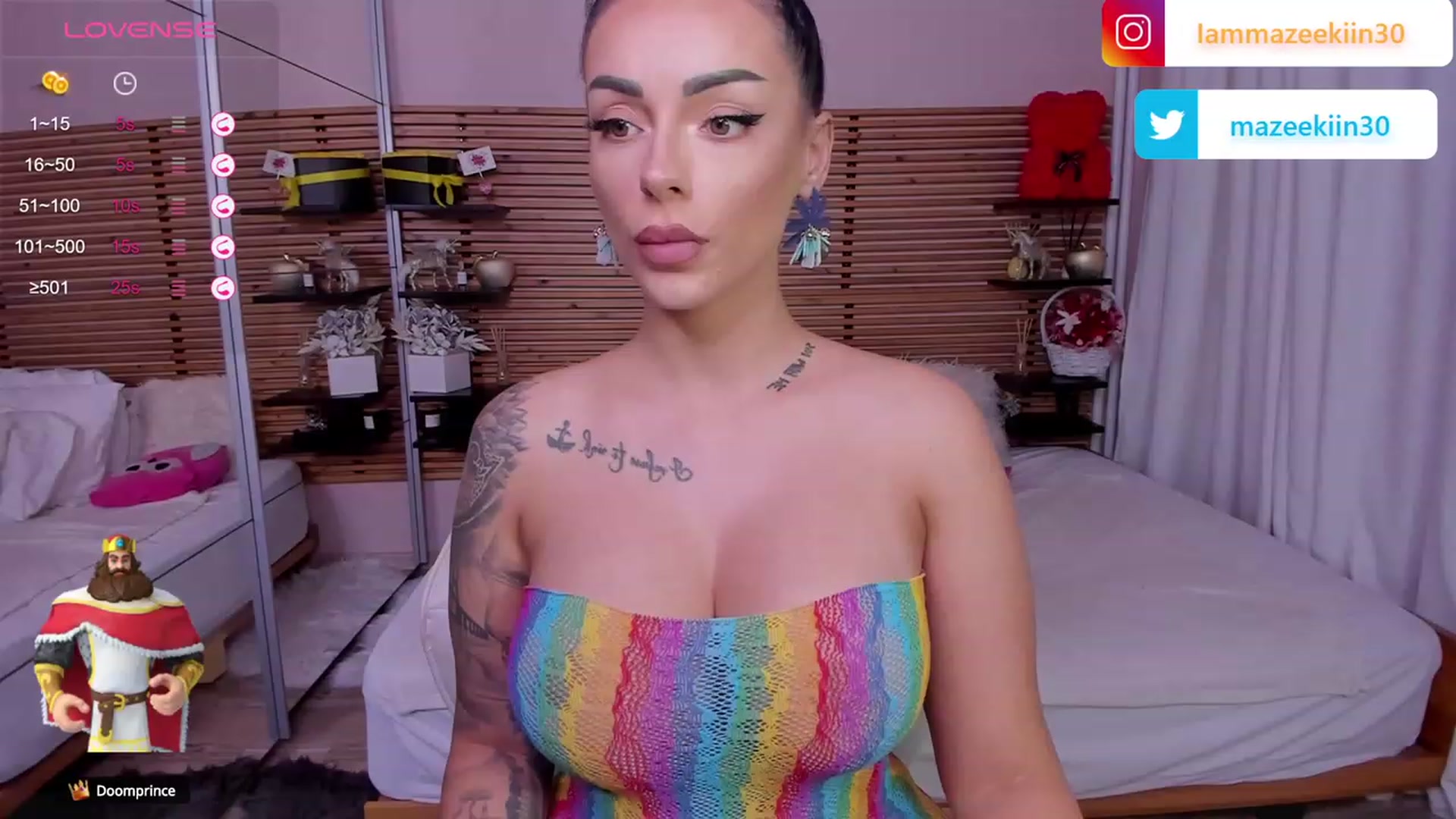 Gallery image thumbnail from Mazeekiin30's myfreecams stream on, 09/14/2023, 02:50 image 16 of 20