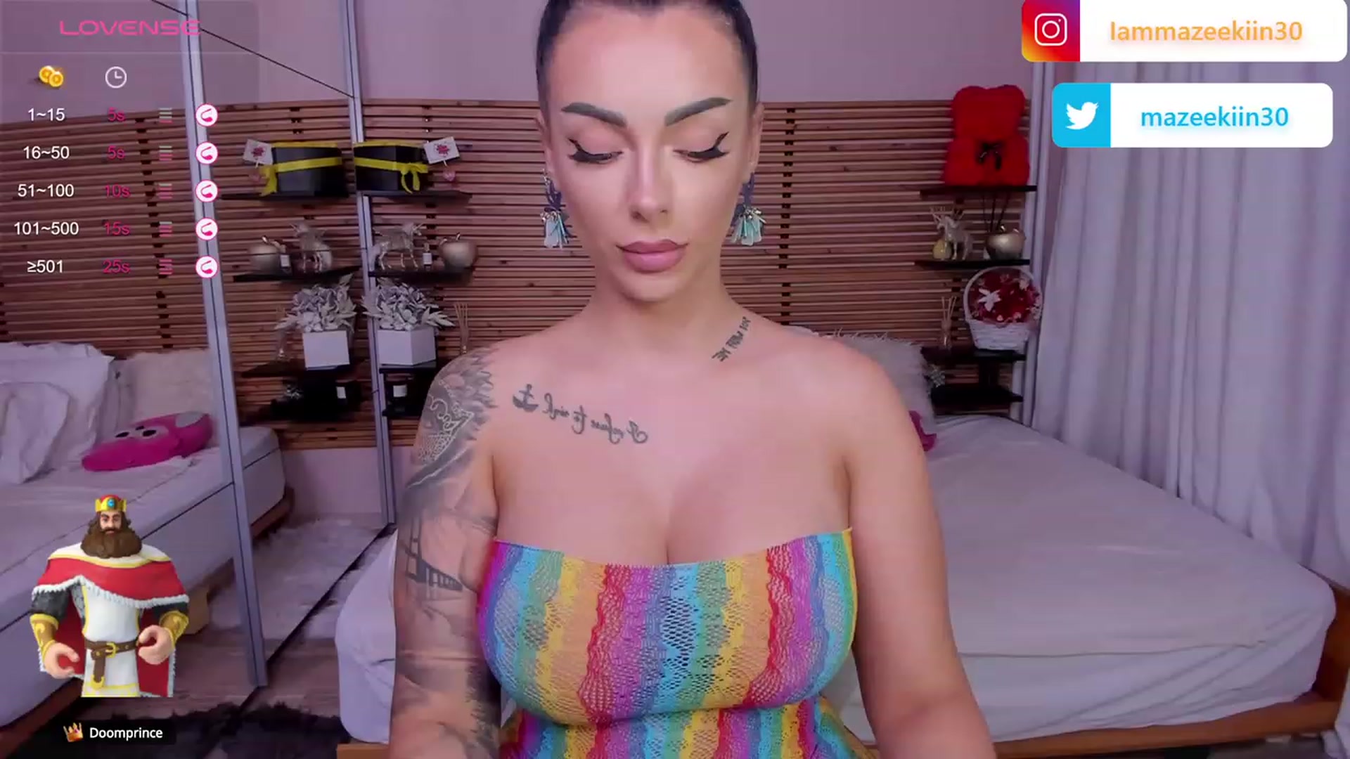 Gallery image thumbnail from Mazeekiin30's myfreecams stream on, 09/14/2023, 02:50 image 13 of 20
