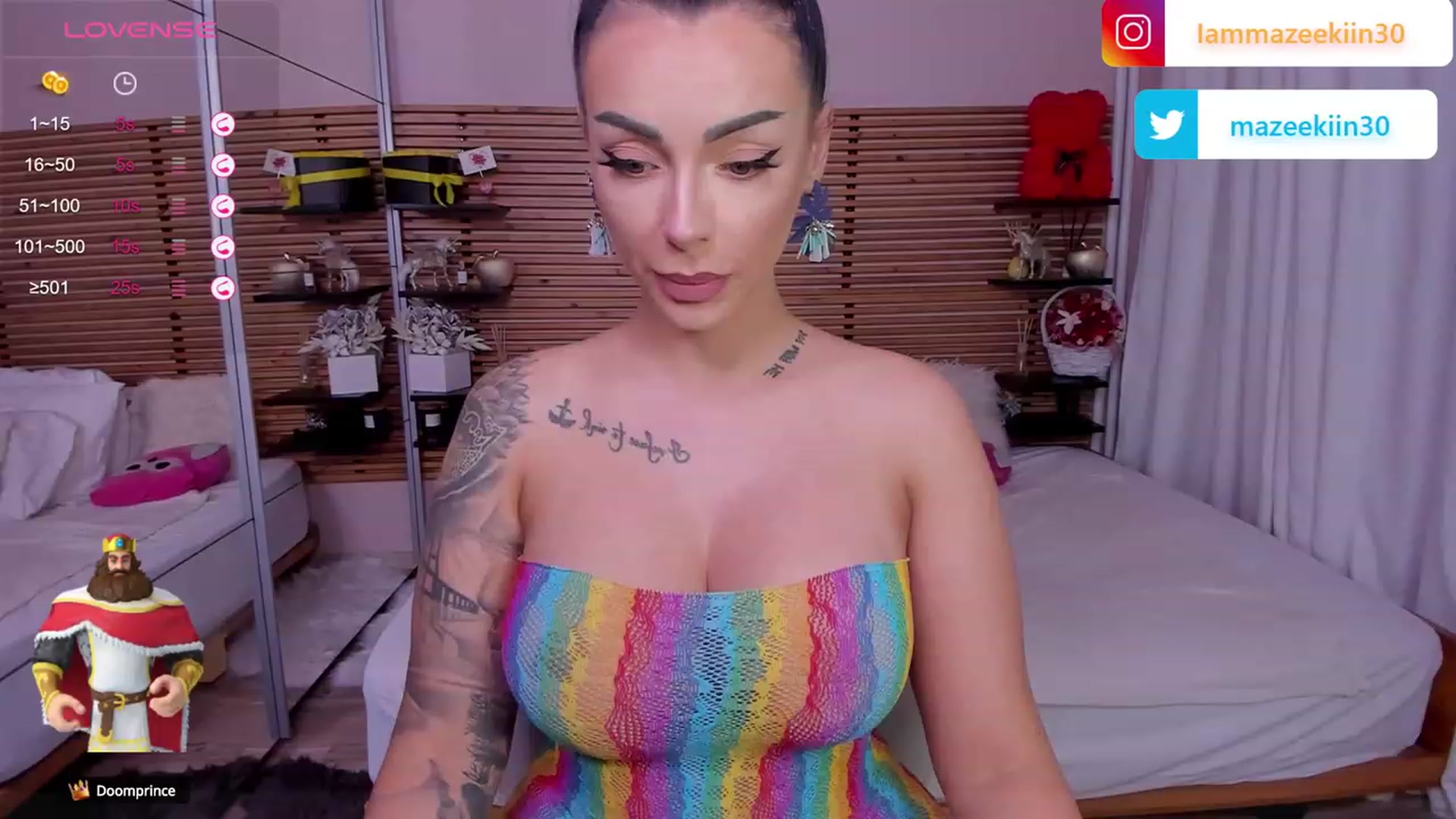 Gallery image thumbnail from Mazeekiin30's myfreecams stream on, 09/14/2023, 02:50 image 17 of 20