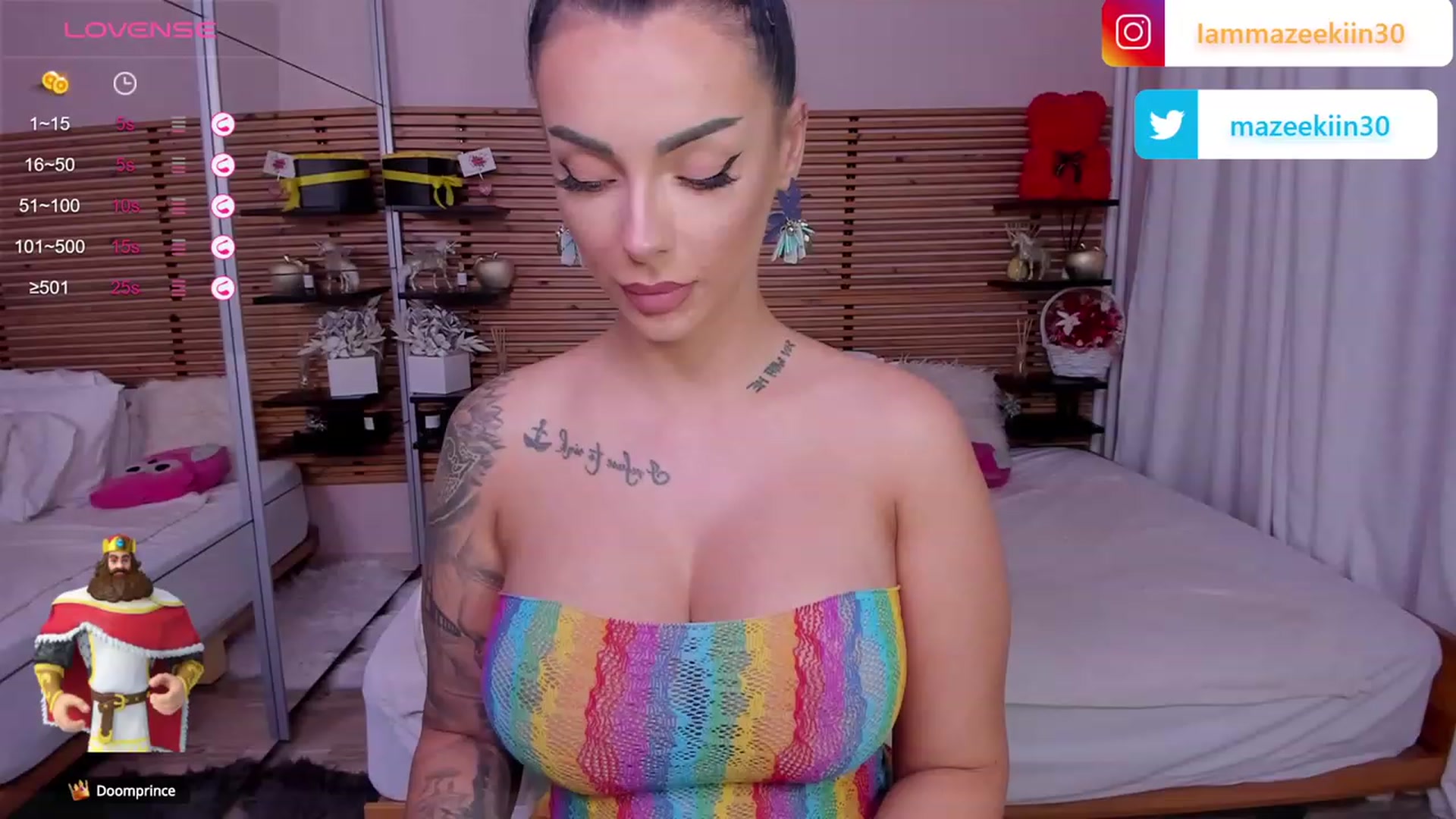 Gallery image thumbnail from Mazeekiin30's myfreecams stream on, 09/14/2023, 02:50 image 12 of 20