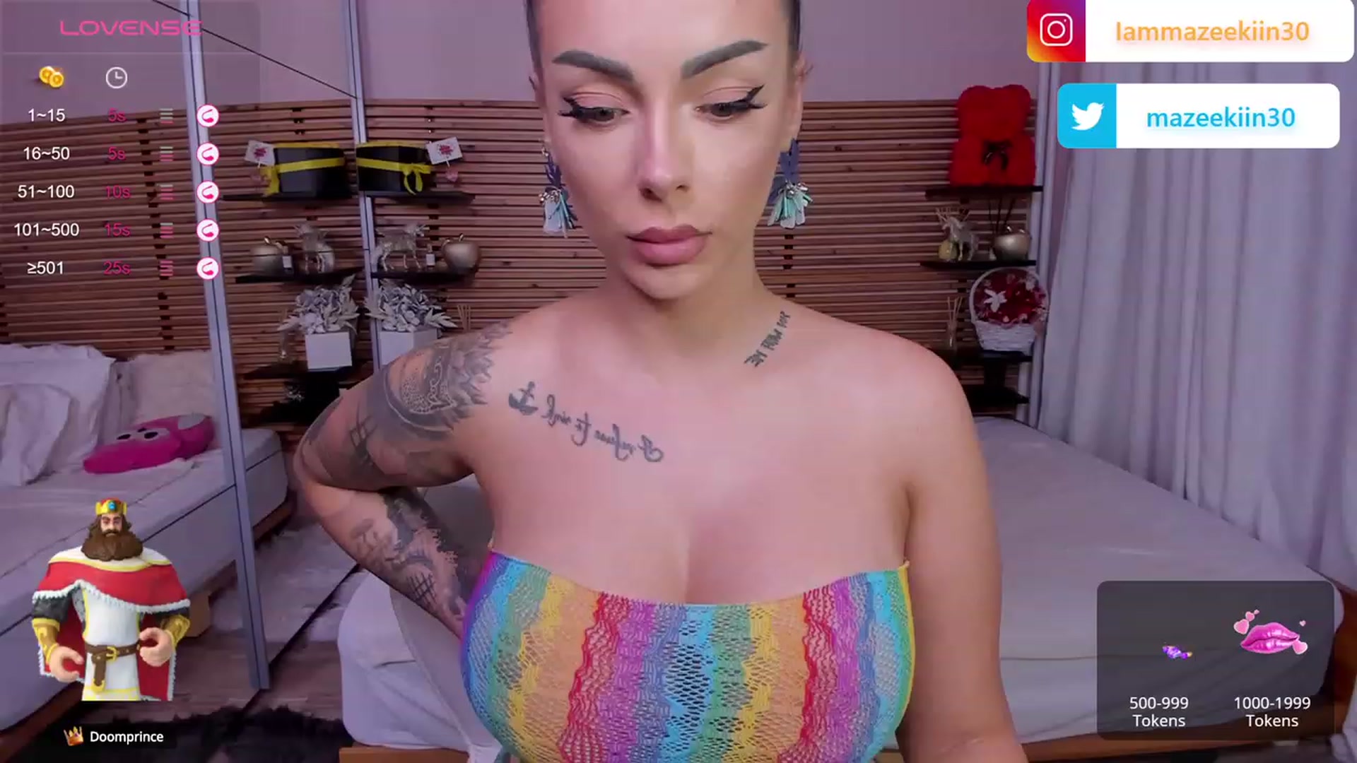 Gallery image thumbnail from Mazeekiin30's myfreecams stream on, 09/14/2023, 02:50 image 14 of 20