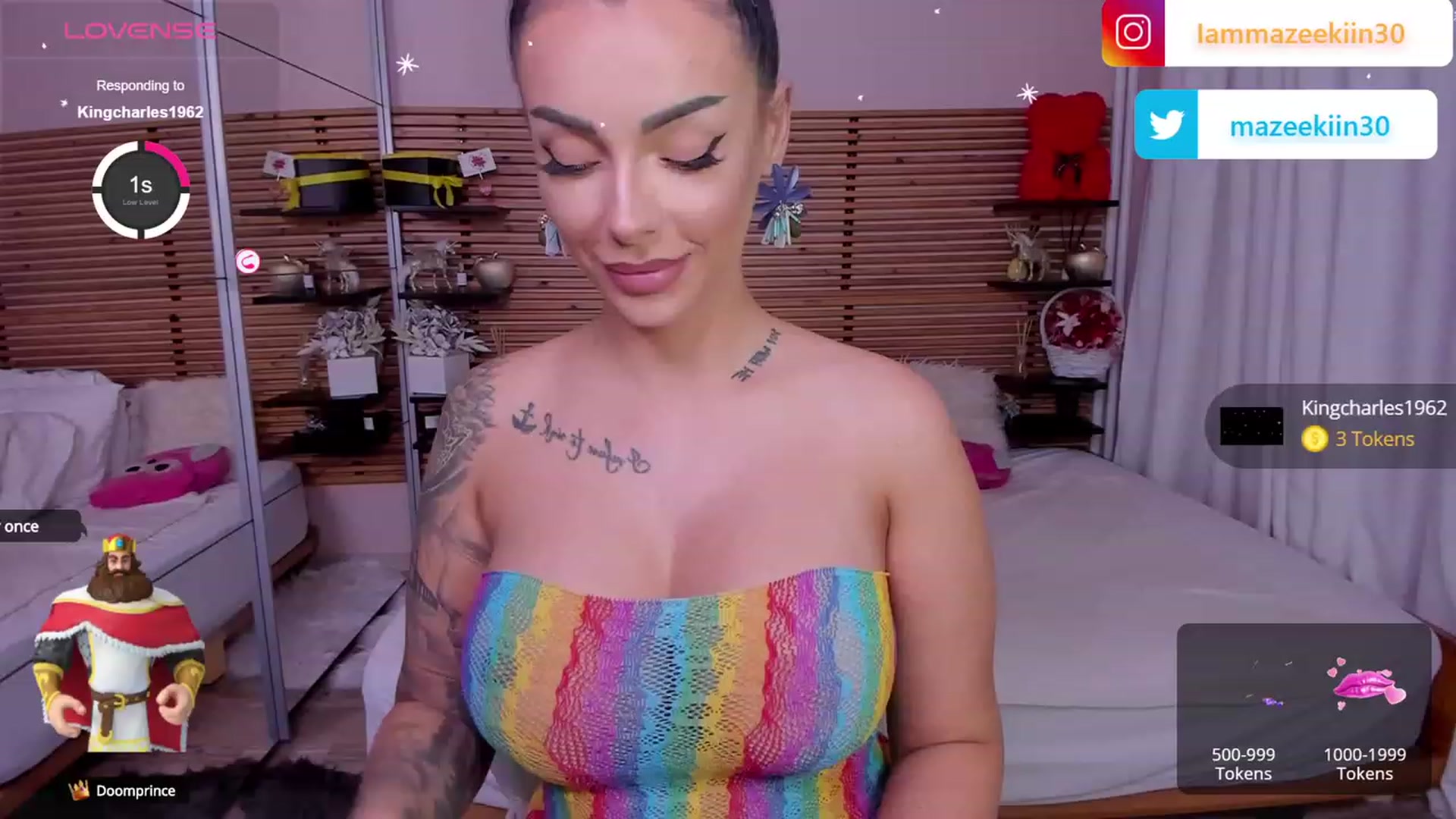 Gallery image thumbnail from Mazeekiin30's myfreecams stream on, 09/14/2023, 02:50 image 6 of 20