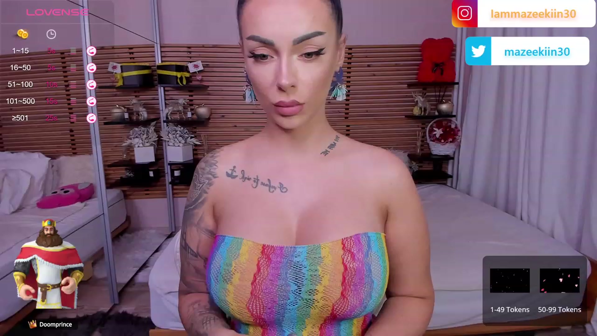 Gallery image thumbnail from Mazeekiin30's myfreecams stream on, 09/14/2023, 02:50 image 7 of 20