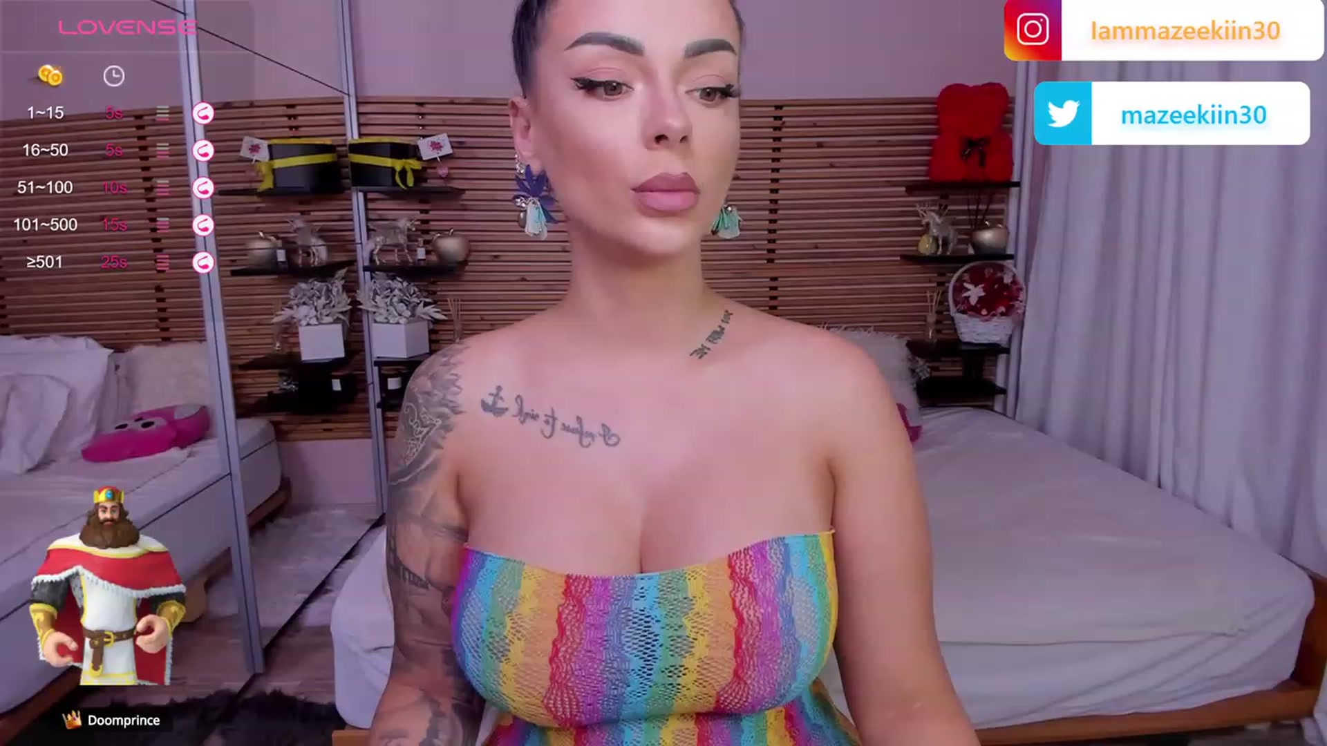 Gallery image thumbnail from Mazeekiin30's myfreecams stream on, 09/14/2023, 02:50 image 9 of 20