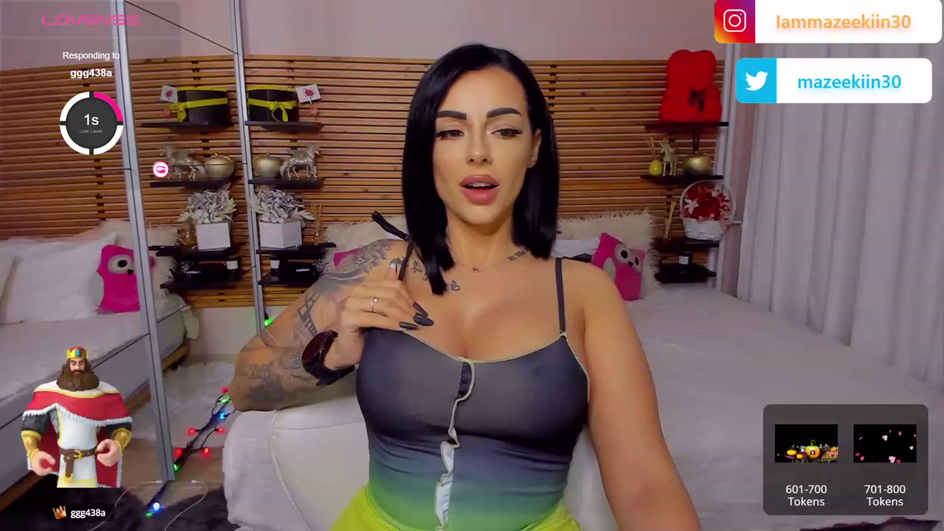 Gallery image thumbnail from Mazeekiin30's myfreecams stream on, 10/24/2023, 17:12 image 2 of 20