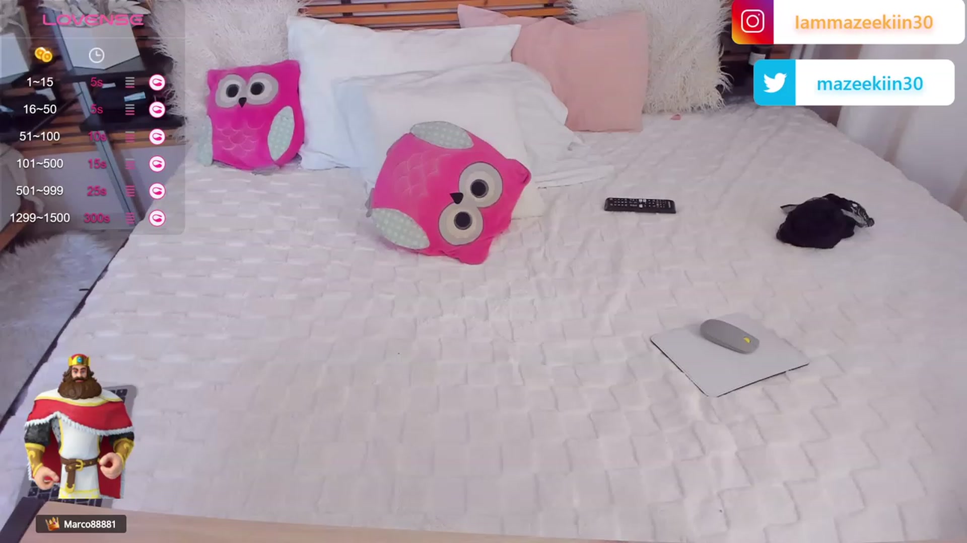 Gallery image thumbnail from Mazeekiin30's myfreecams stream on, 11/03/2023, 09:22 image 6 of 20