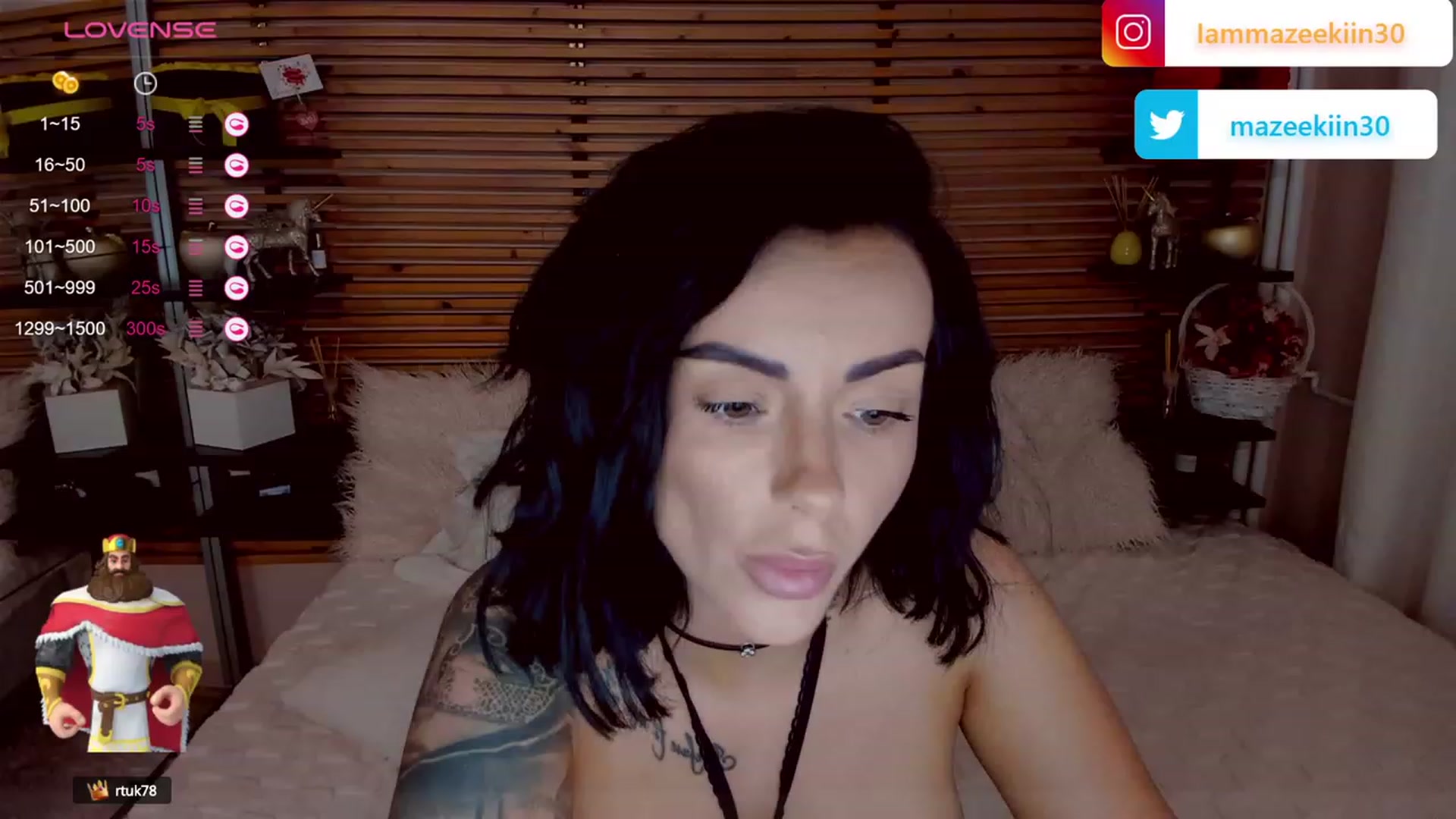 Gallery image thumbnail from Mazeekiin30's myfreecams stream on, 11/04/2023, 08:45 image 6 of 20