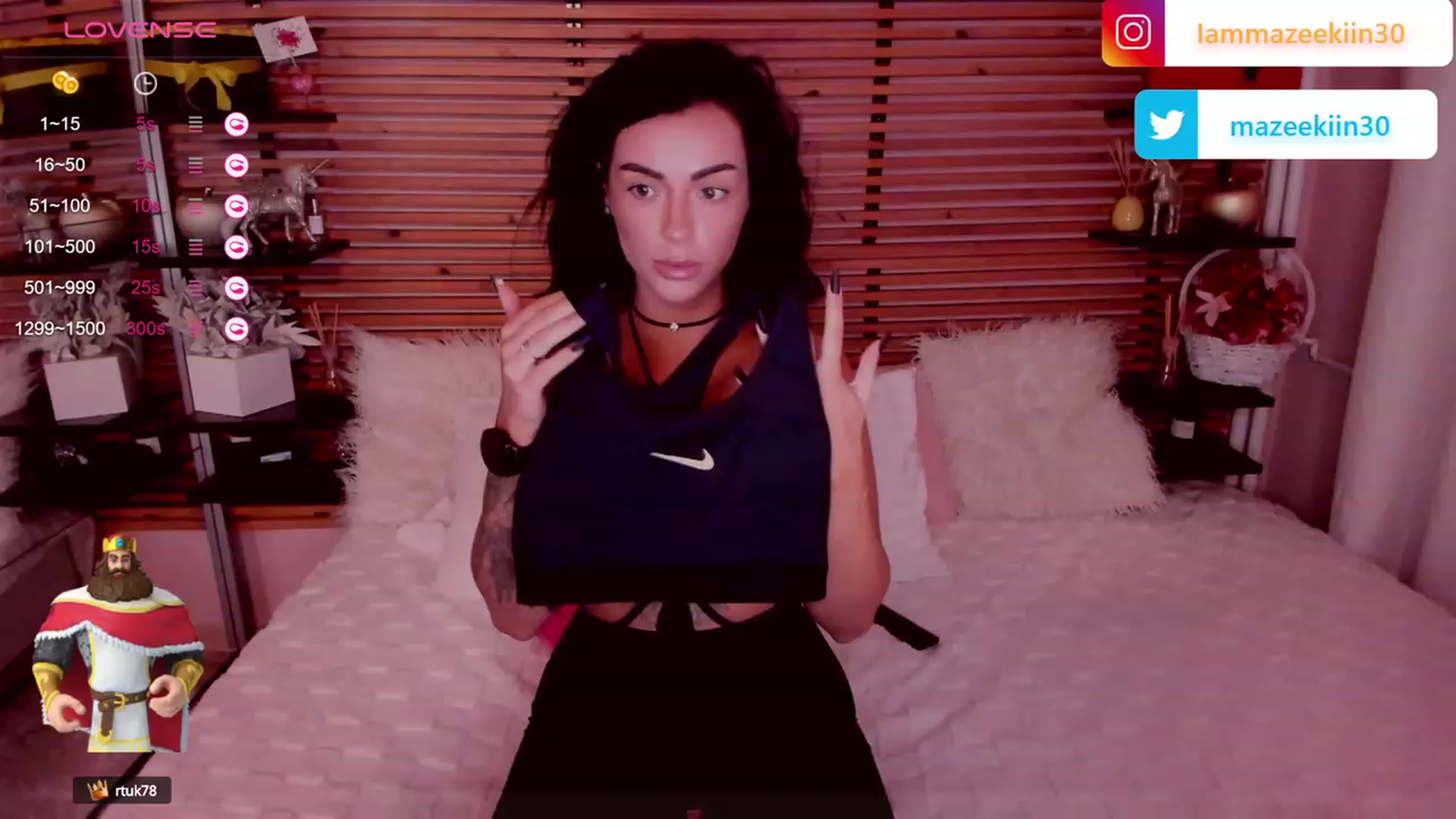 Gallery image thumbnail from Mazeekiin30's myfreecams stream on, 11/04/2023, 08:45 image 17 of 20