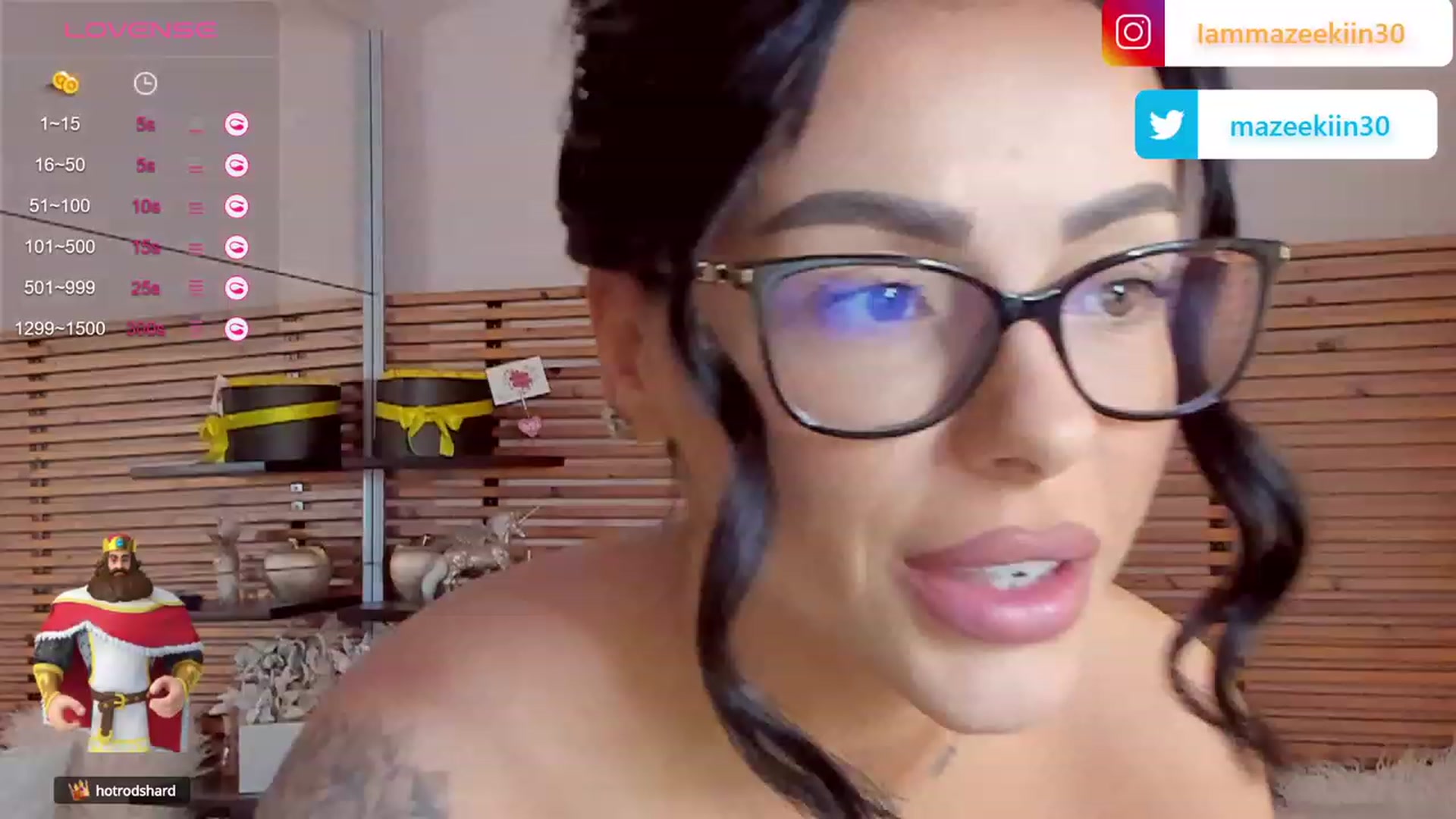 Gallery image thumbnail from Mazeekiin30's myfreecams stream on, 11/08/2023, 10:07 image 16 of 20