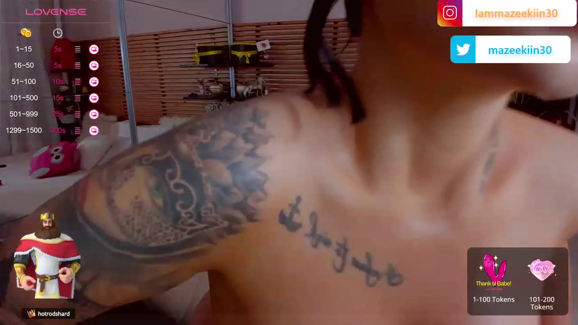 Gallery image thumbnail from Mazeekiin30's myfreecams stream on, 11/08/2023, 11:01 image 16 of 20