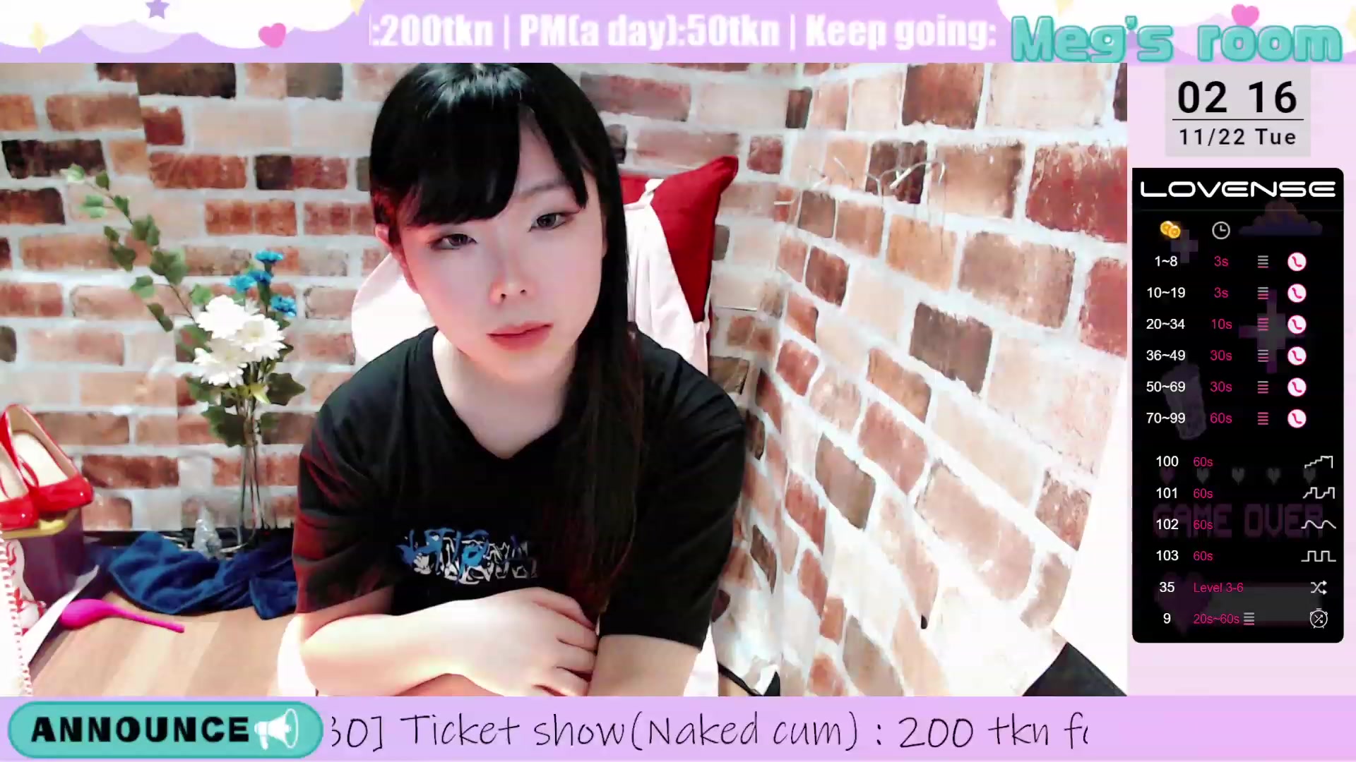 Gallery image thumbnail from Meg_s2's myfreecams stream on, 11/22/2022, 10:32 image 1 of 20