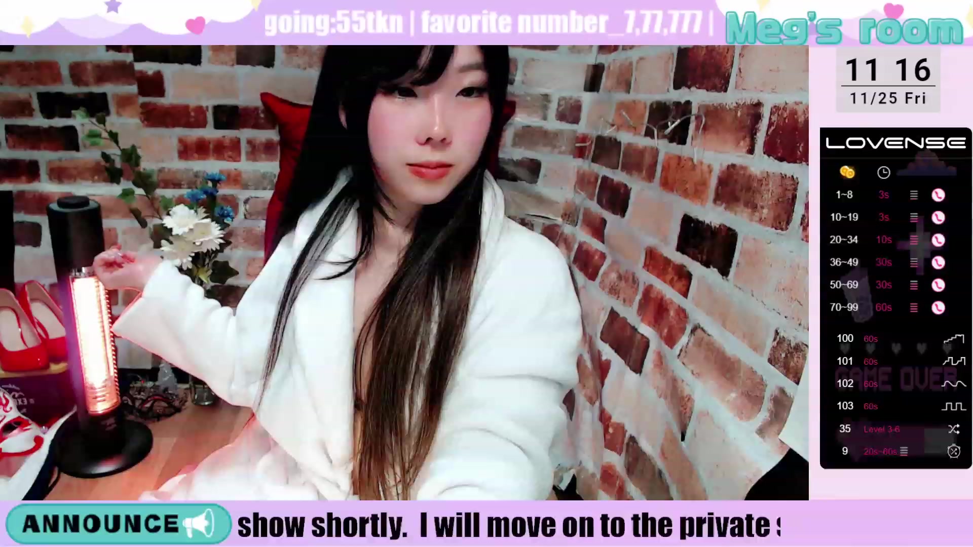 Gallery image thumbnail from Meg_s2's myfreecams stream on, 11/25/2022, 19:25 image 19 of 20